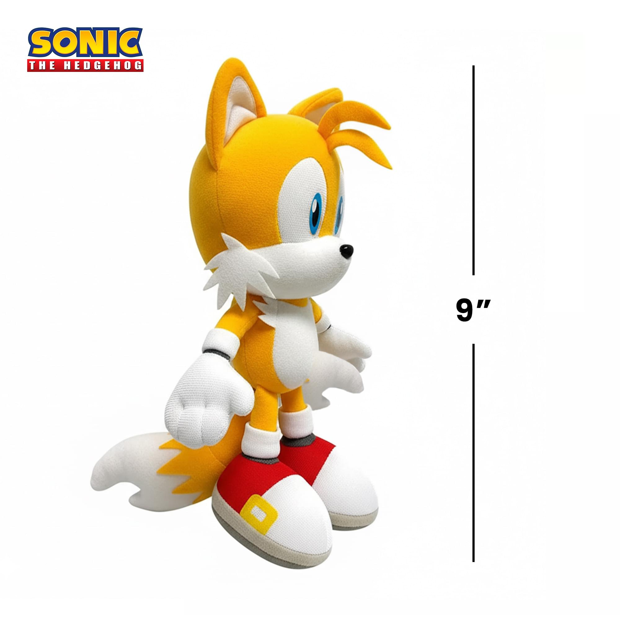Sonic The Hedgehog 9 Inch Plush | Tails Holding Tail