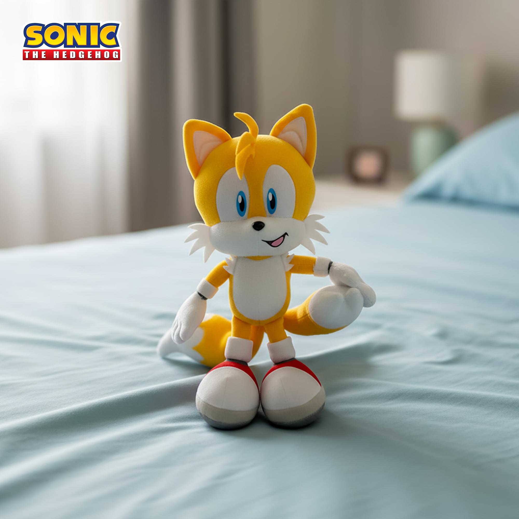 Sonic The Hedgehog 9 Inch Plush | Tails Holding Tail