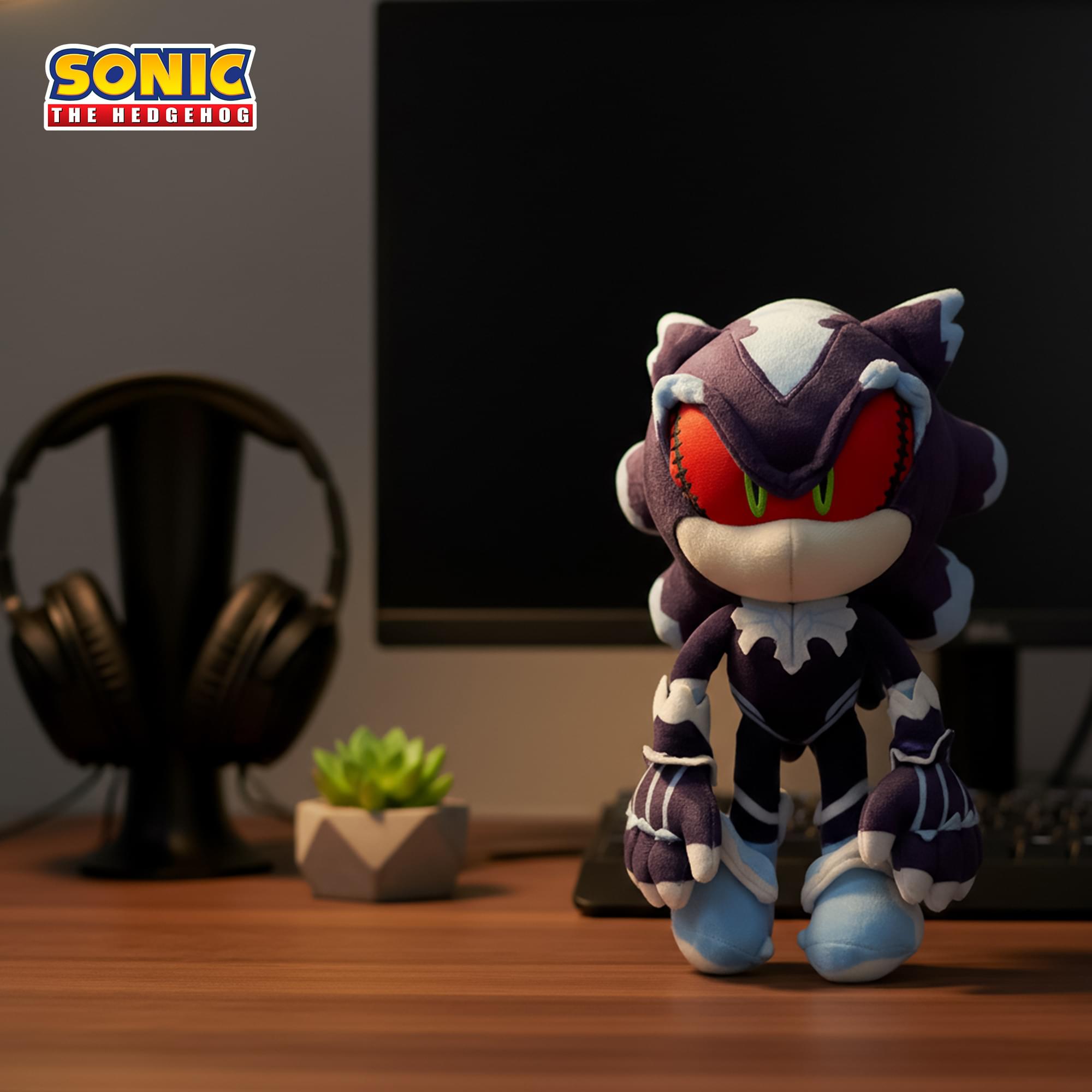Sonic The Hedgehog 10 Inch Plush | Mephiles The Dark Type 3