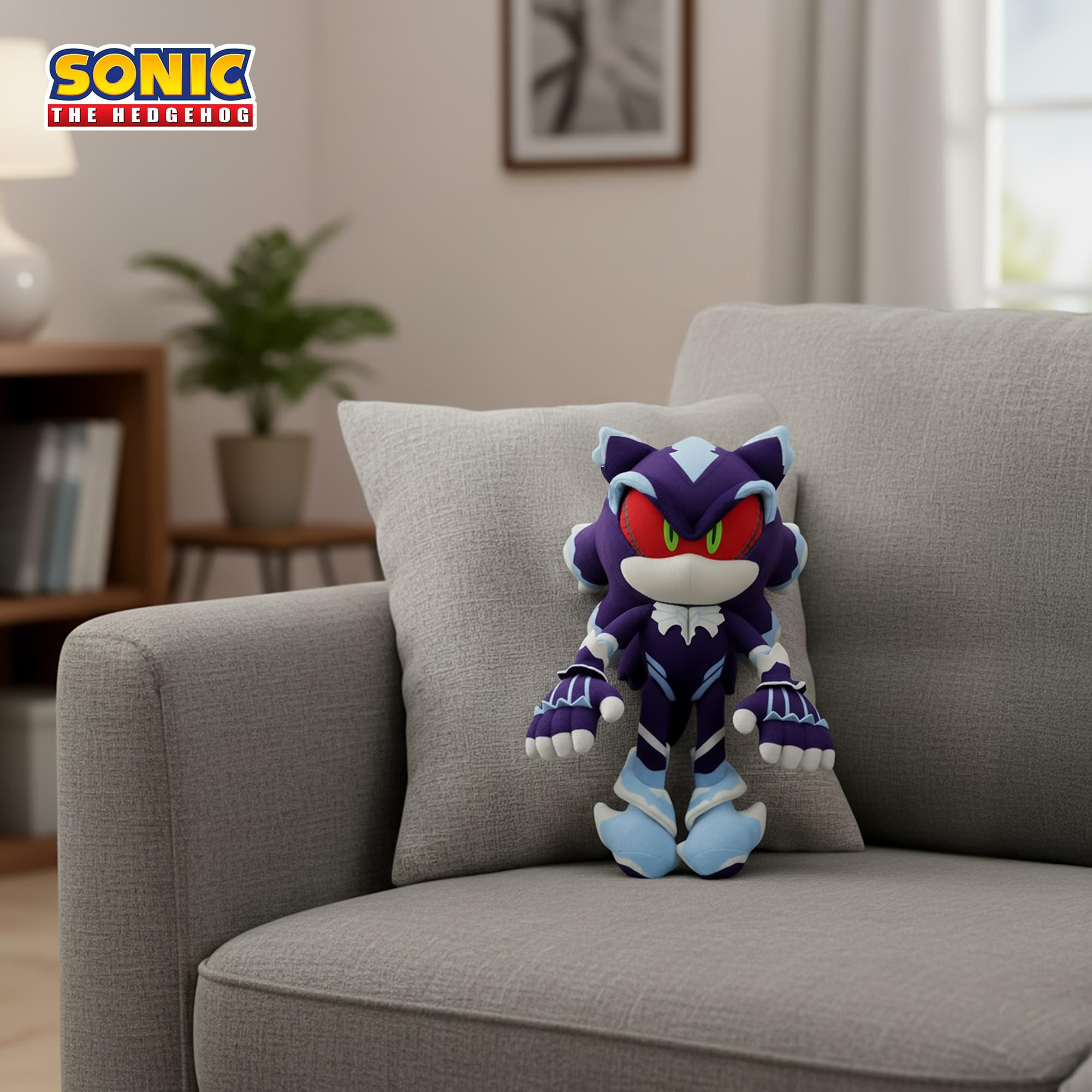 Sonic The Hedgehog 10 Inch Plush | Mephiles The Dark Type 3