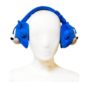Sonic the Hedgehog Sonic Head Plush Ear Muffs | One Size Fits All