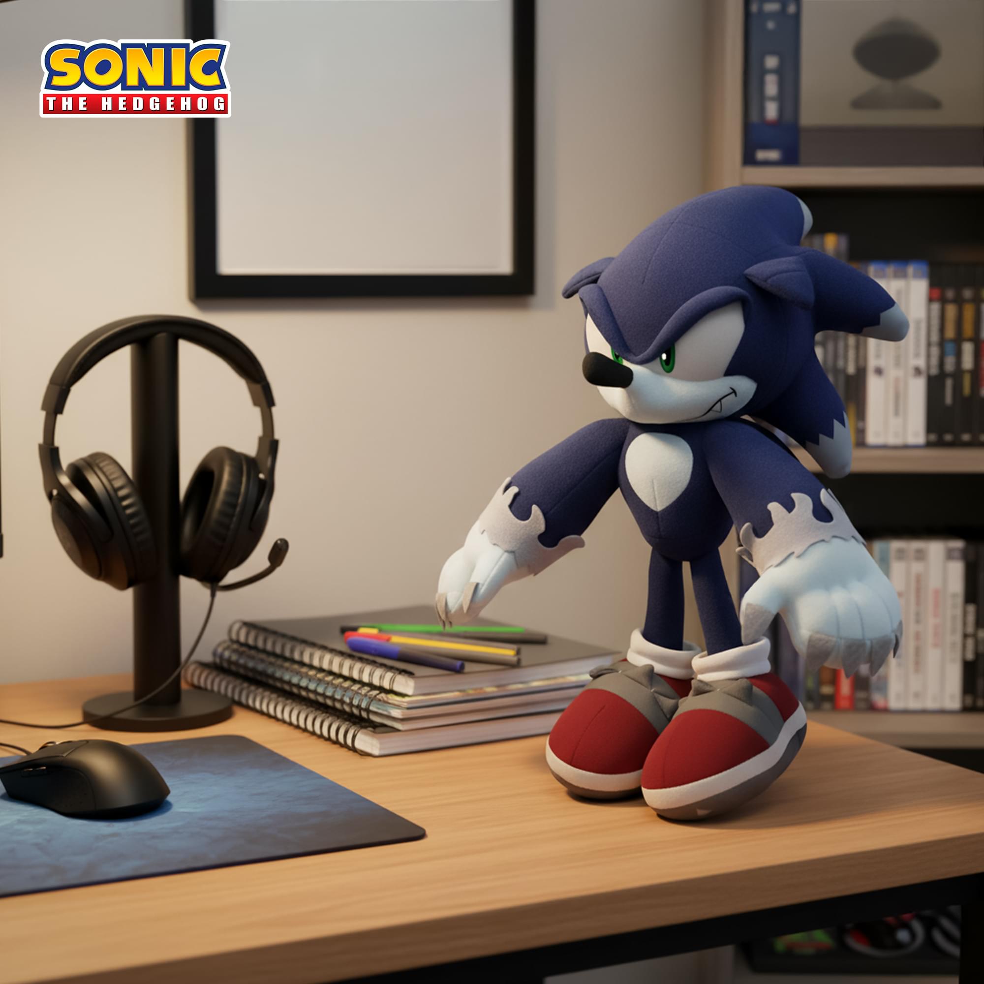 Sonic The Hedgehog Werehog Plush Doll
