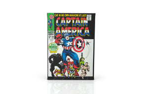 Marvel Comics Captain America #100 Comic Book Canvas Art Poster | 9 x 5 Inches
