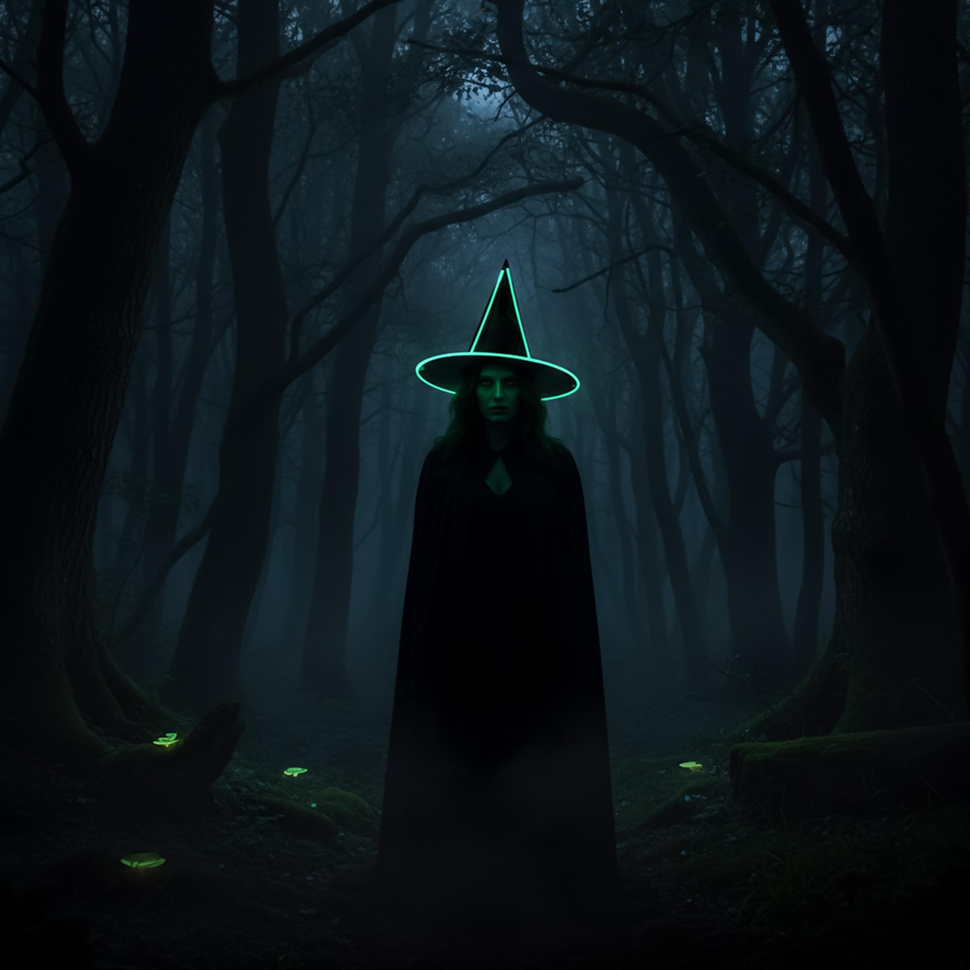 Glowman Glow Witch Hat