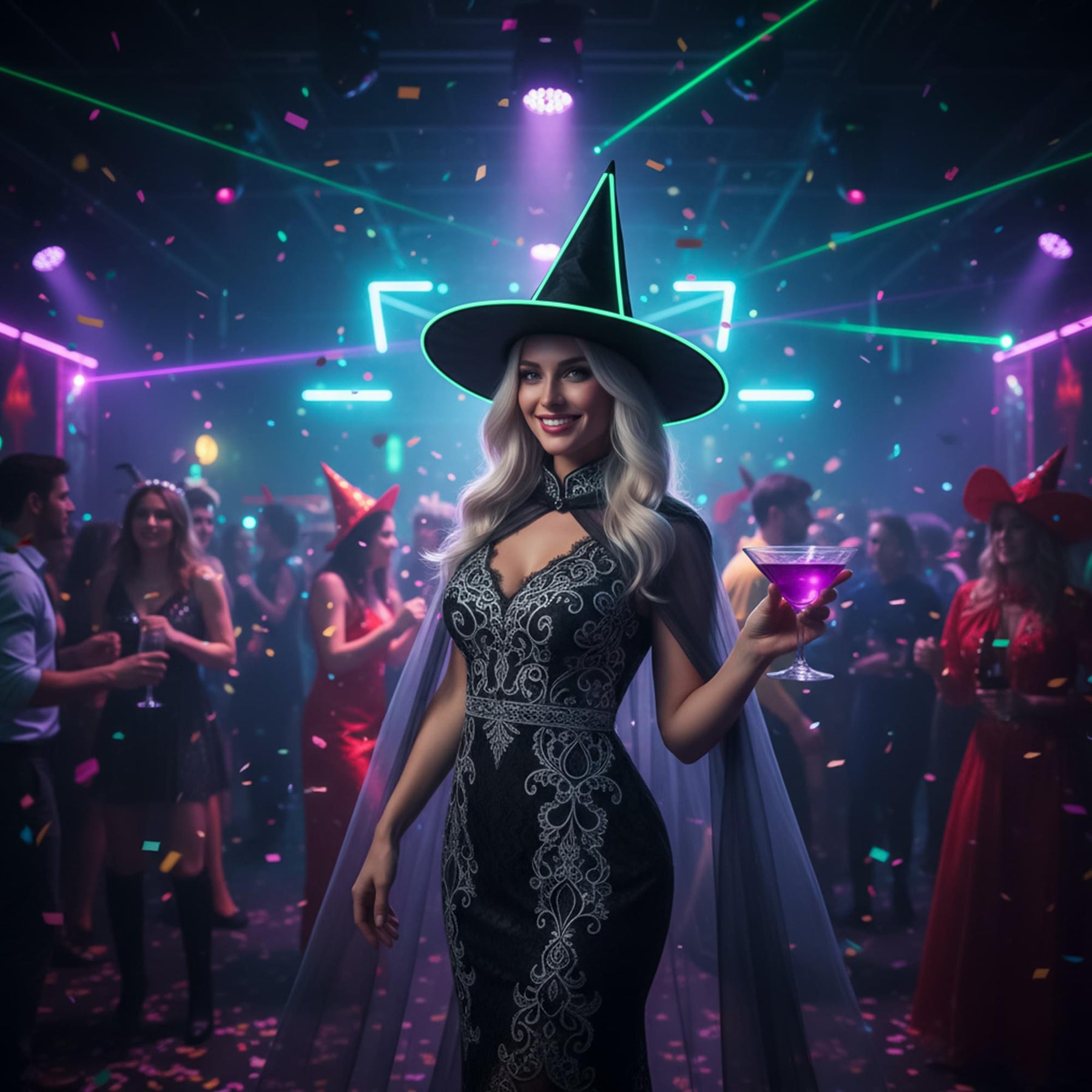 Glowman Glow Witch Hat