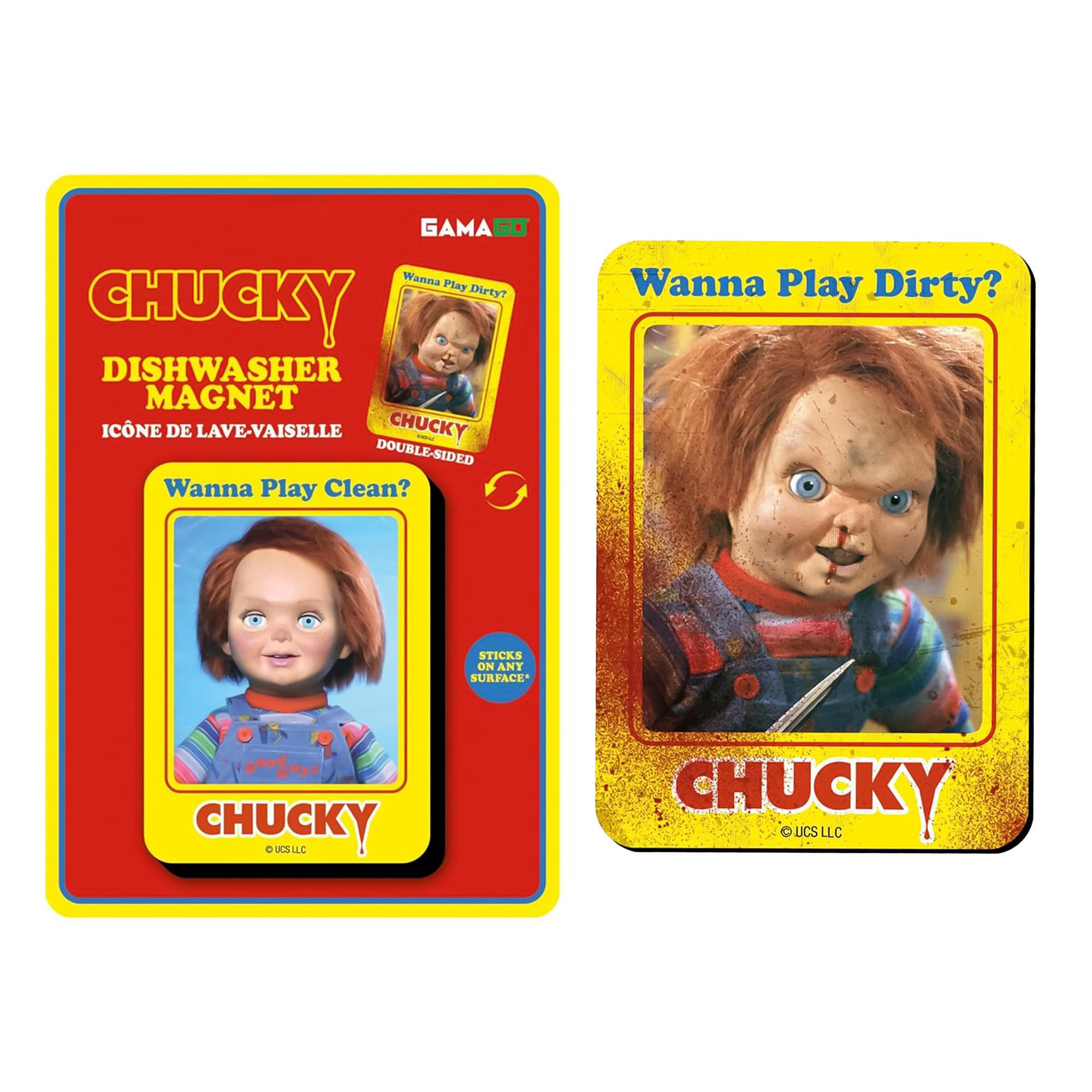 Childs Play Chucky Double Sided Dishwasher Magnet