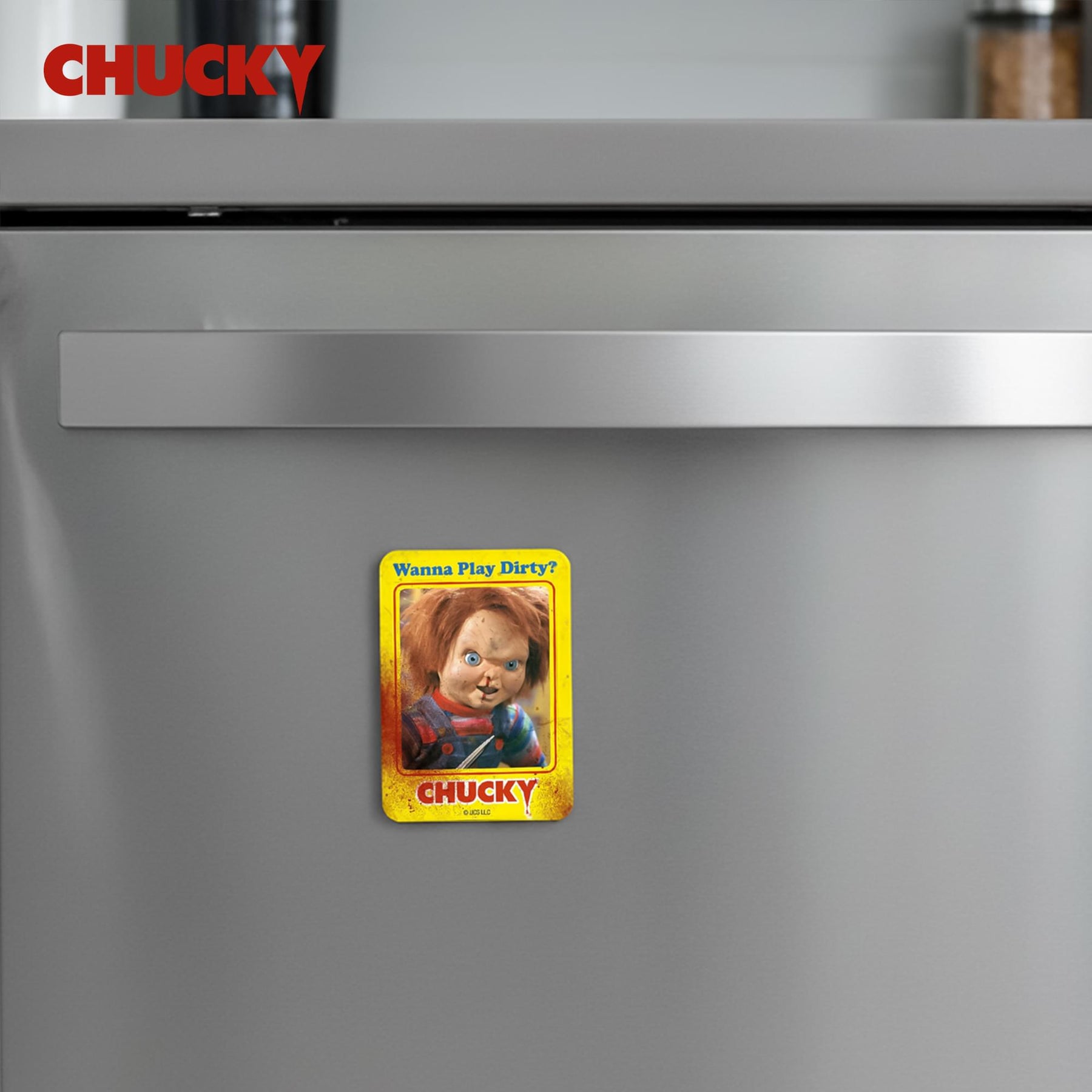 Childs Play Chucky Double Sided Dishwasher Magnet