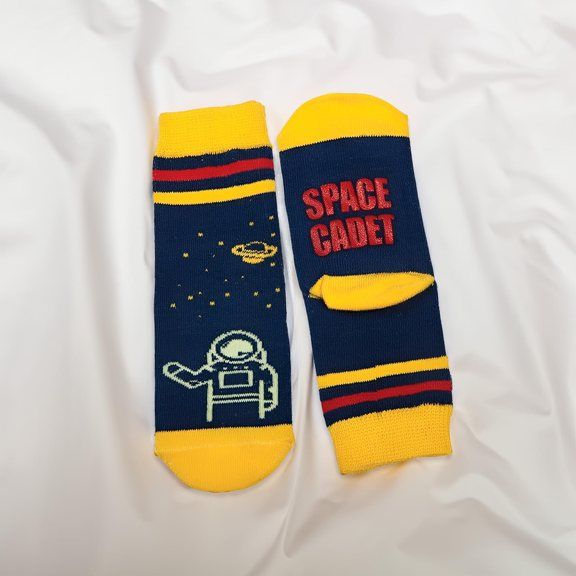 Funny Feet Toddler Socks: Space Cadet