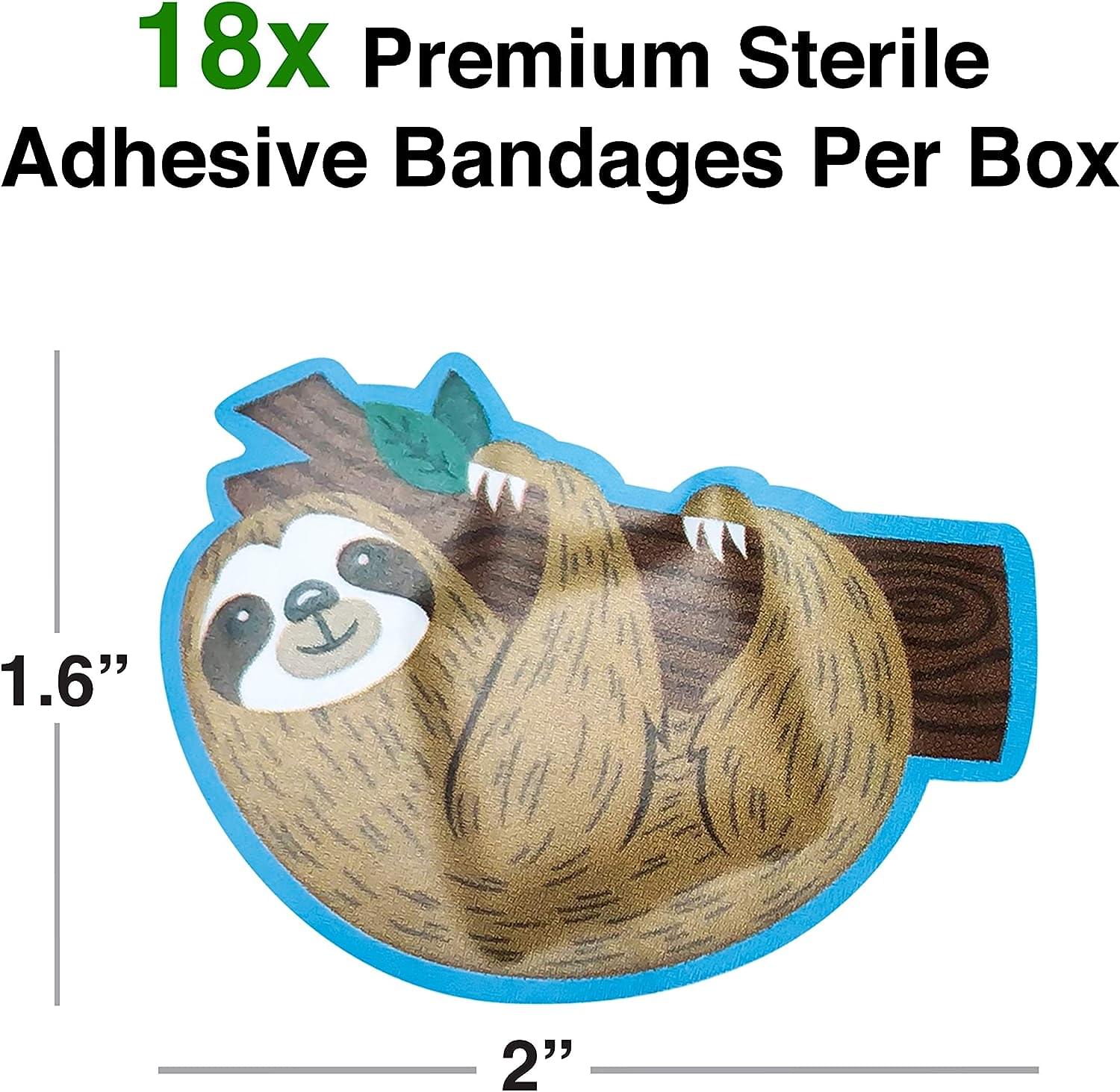 Sloth Adhesive Bandages | Set of 18