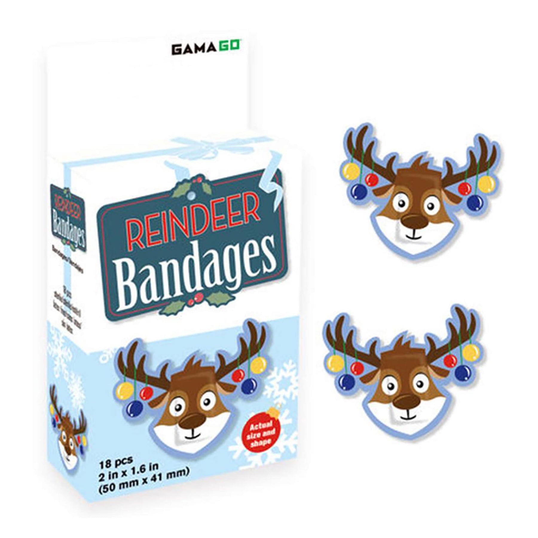 Reindeer Adhesive Bandages | Set of 18
