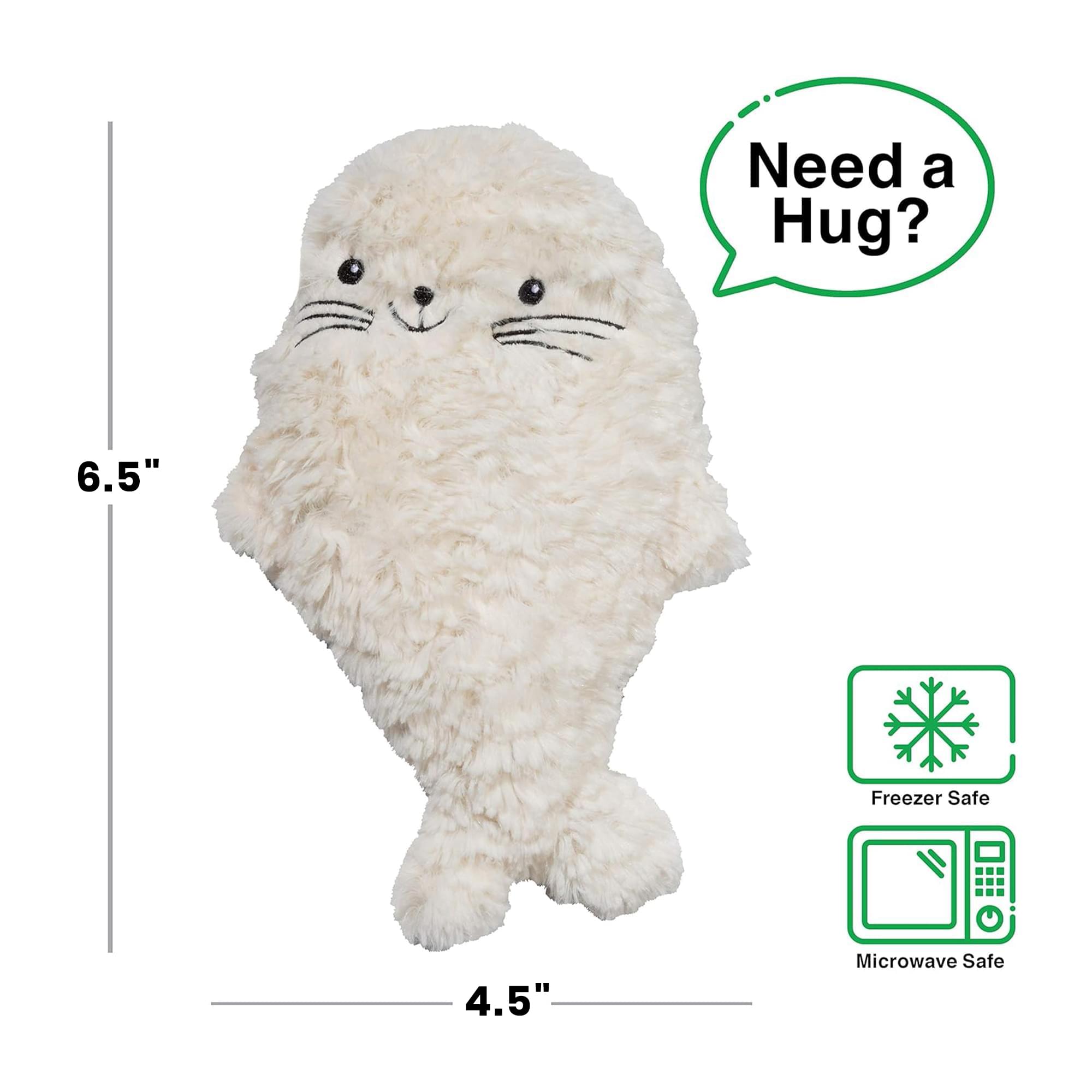 GAMAGO Seal Pup Heating Pad & Pillow Huggable