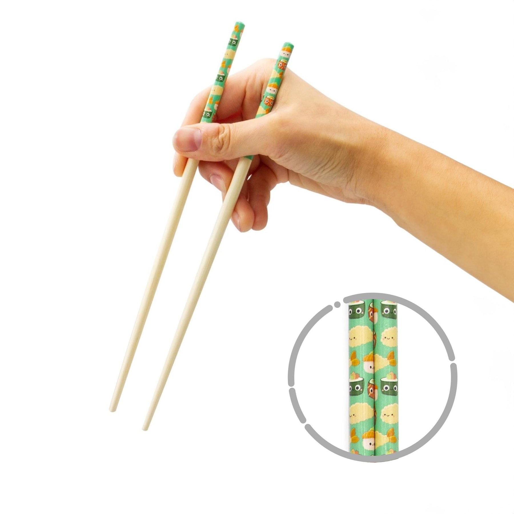 Sushi Time GAMAGO Cast Bamboo Chopsticks | Set of 4