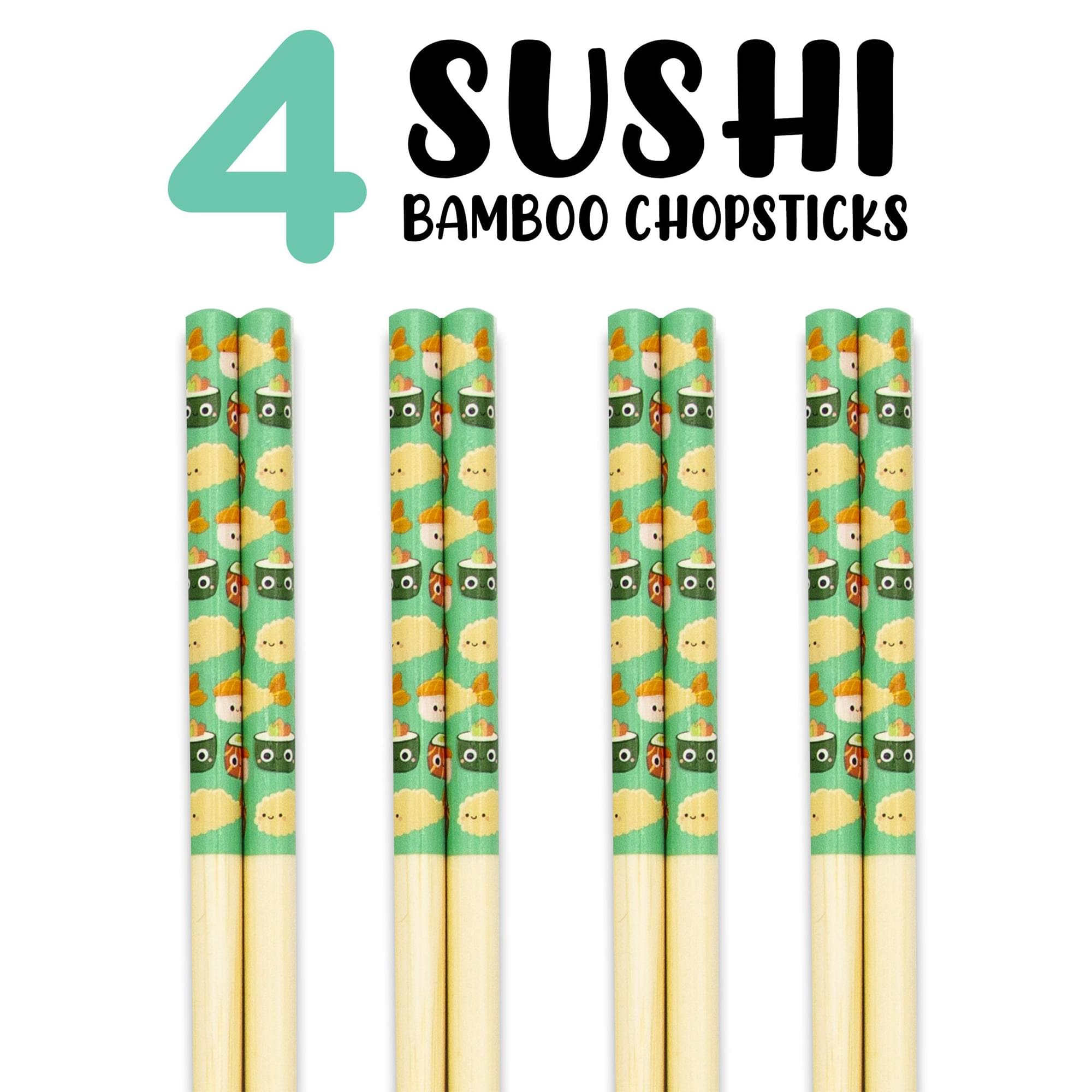 Sushi Time GAMAGO Cast Bamboo Chopsticks | Set of 4