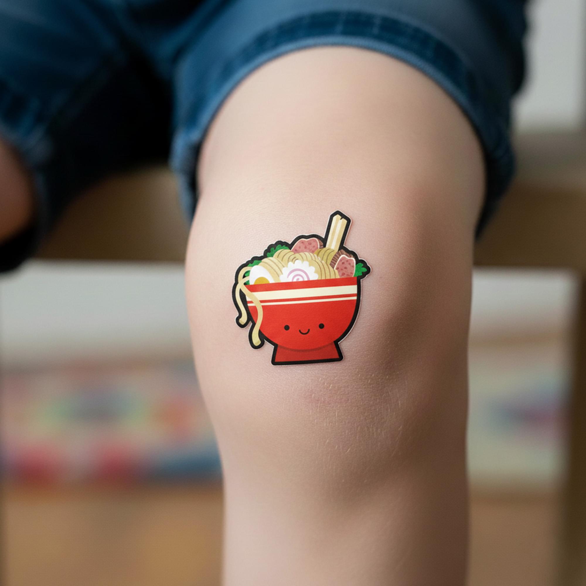 Ramen Bandages | Set of 18 Individually Wrapped Self Adhesive Bandages