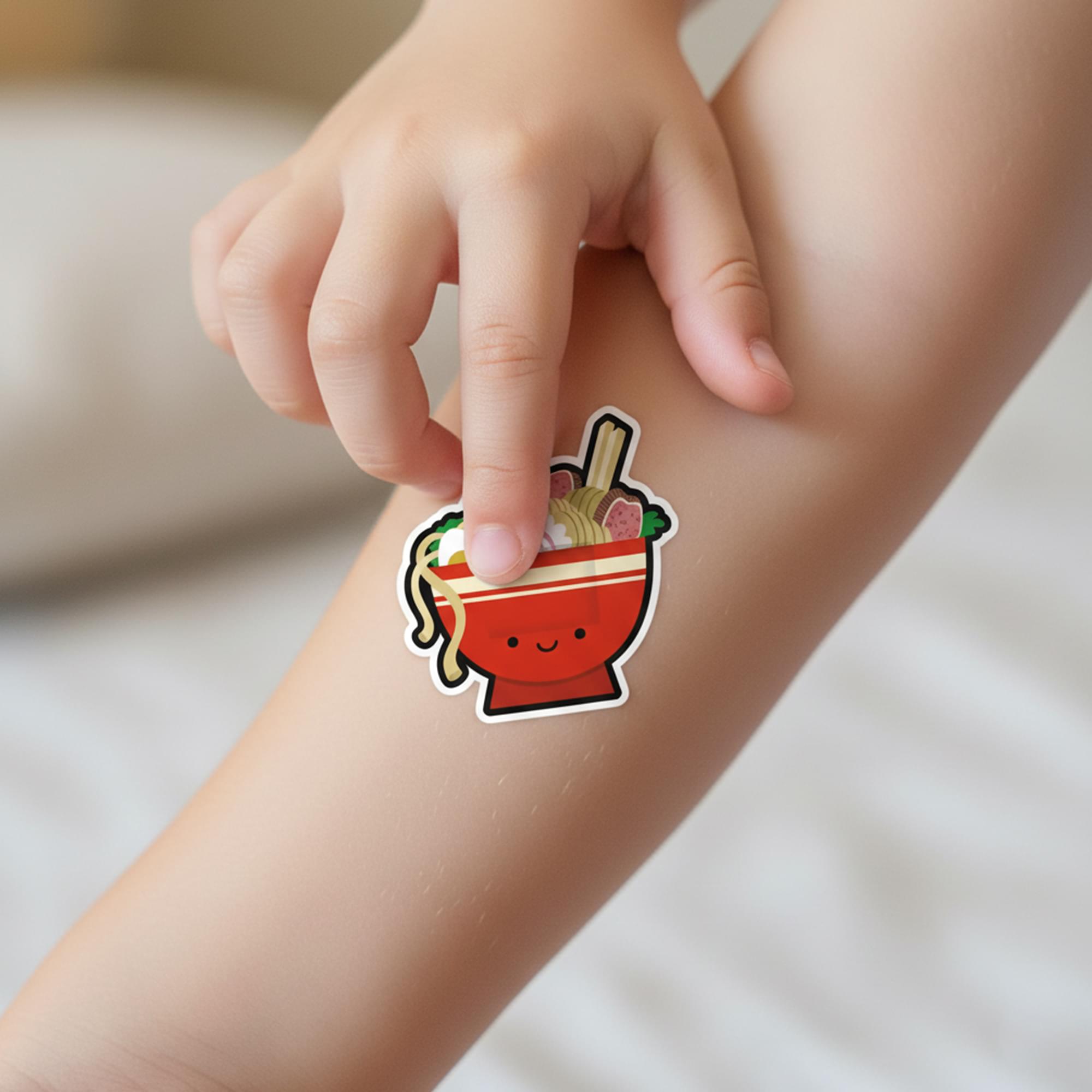 Ramen Bandages | Set of 18 Individually Wrapped Self Adhesive Bandages