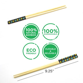 Godzila GAMAGO Cast Bamboo Chopsticks | Set of 4