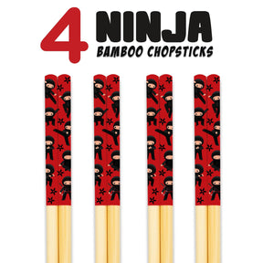 Ninja GAMAGO Cast Bamboo Chopsticks | Set of 4
