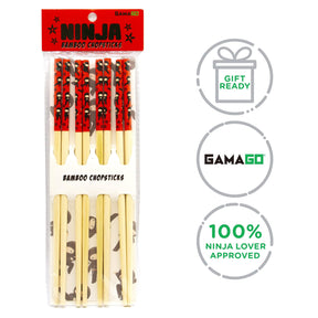 Ninja GAMAGO Cast Bamboo Chopsticks | Set of 4
