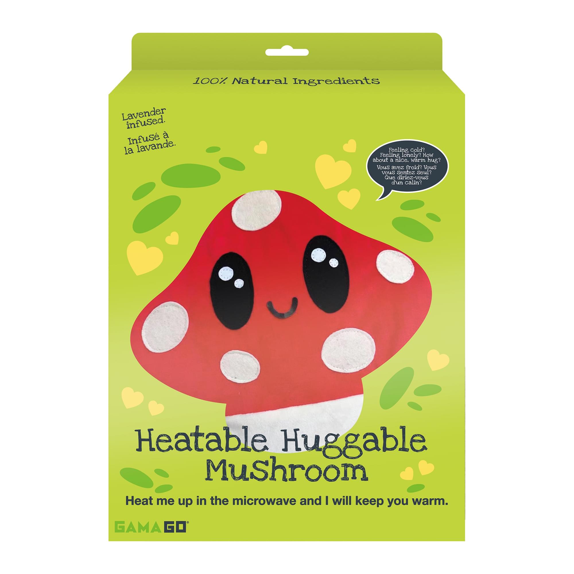 GAMAGO Mushroom Heating Pad & Pillow Huggable