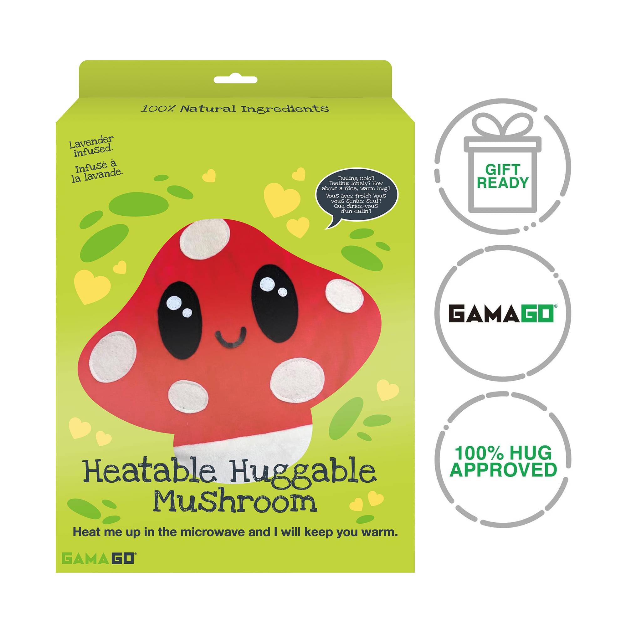 GAMAGO Mushroom Heating Pad & Pillow Huggable