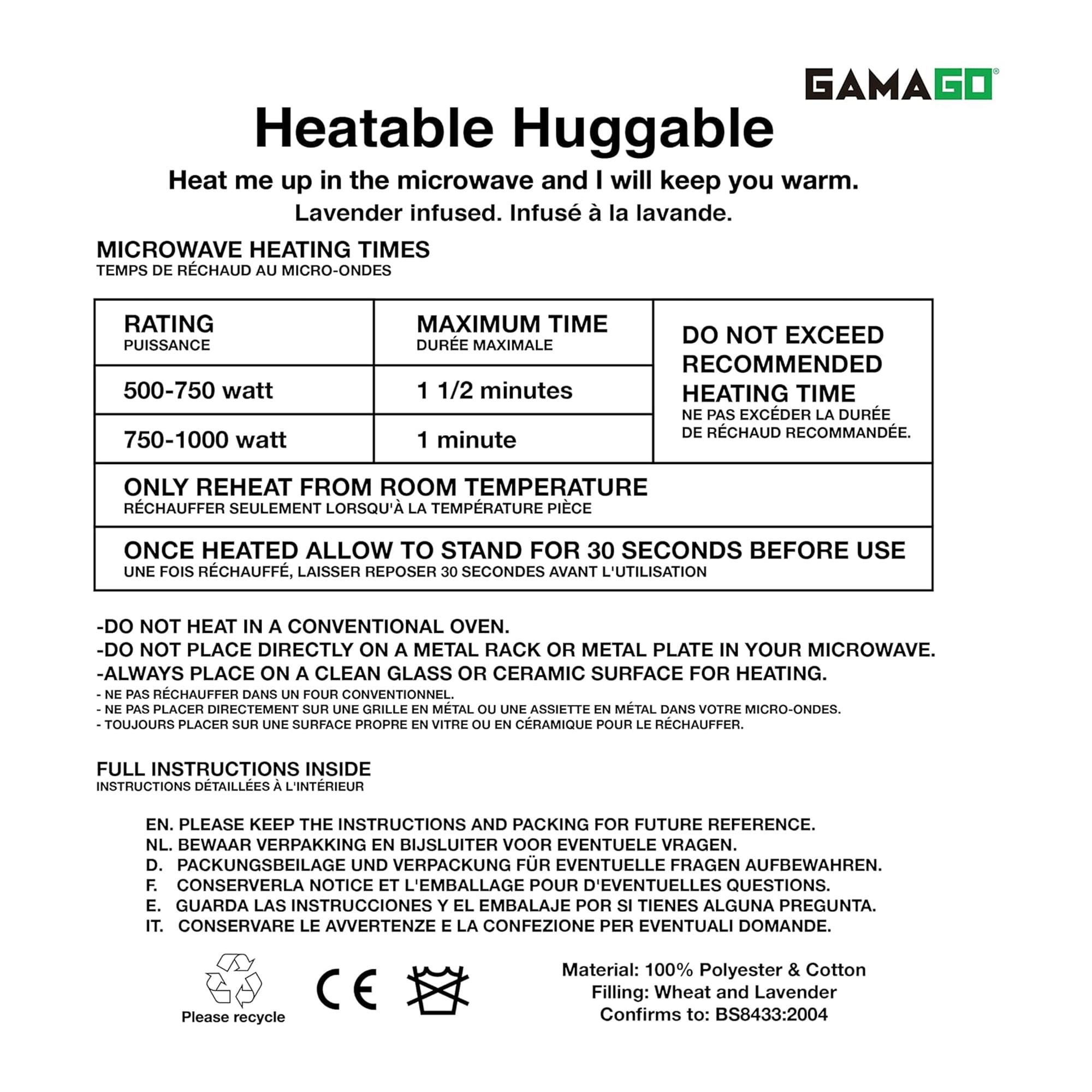 GAMAGO Frog Heating Pad & Pillow Huggable