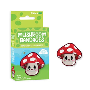 Mushroom Adhesive Bandages | 18 Count