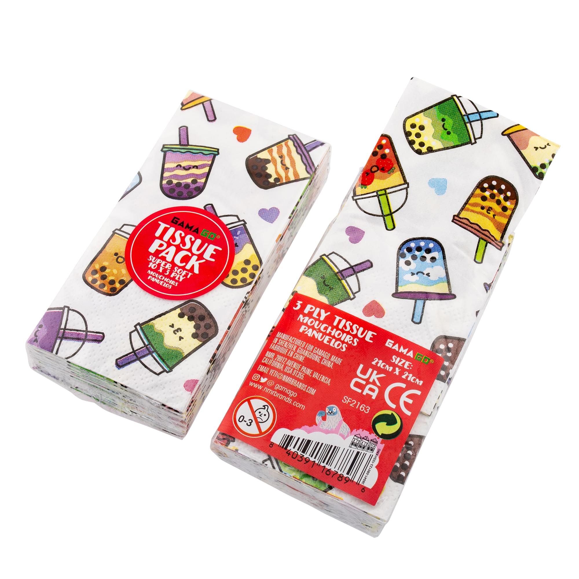 GAMAGO Boba Tissues | 1 Pack