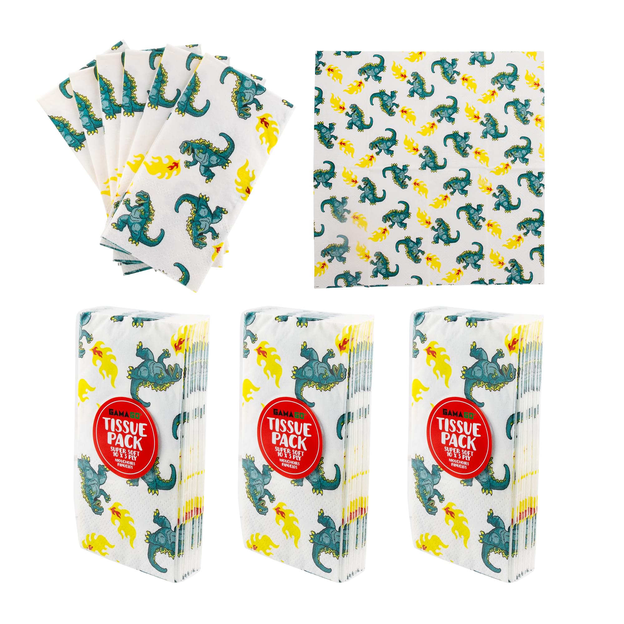 GAMAGO Kaiju Tissues | Set of 3 Packs