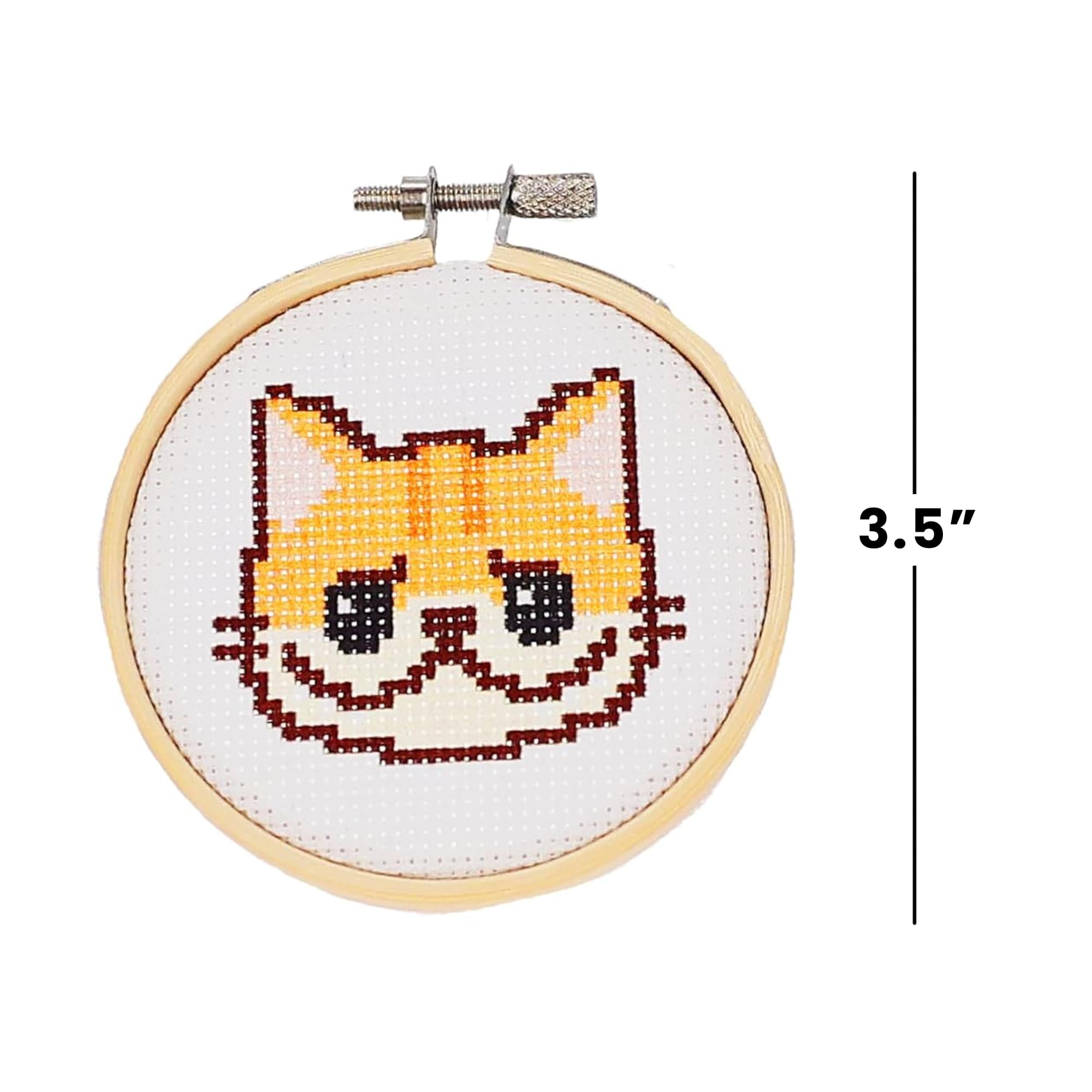 Sweet & Sour Cat Cross Stitch Embroidery Kit