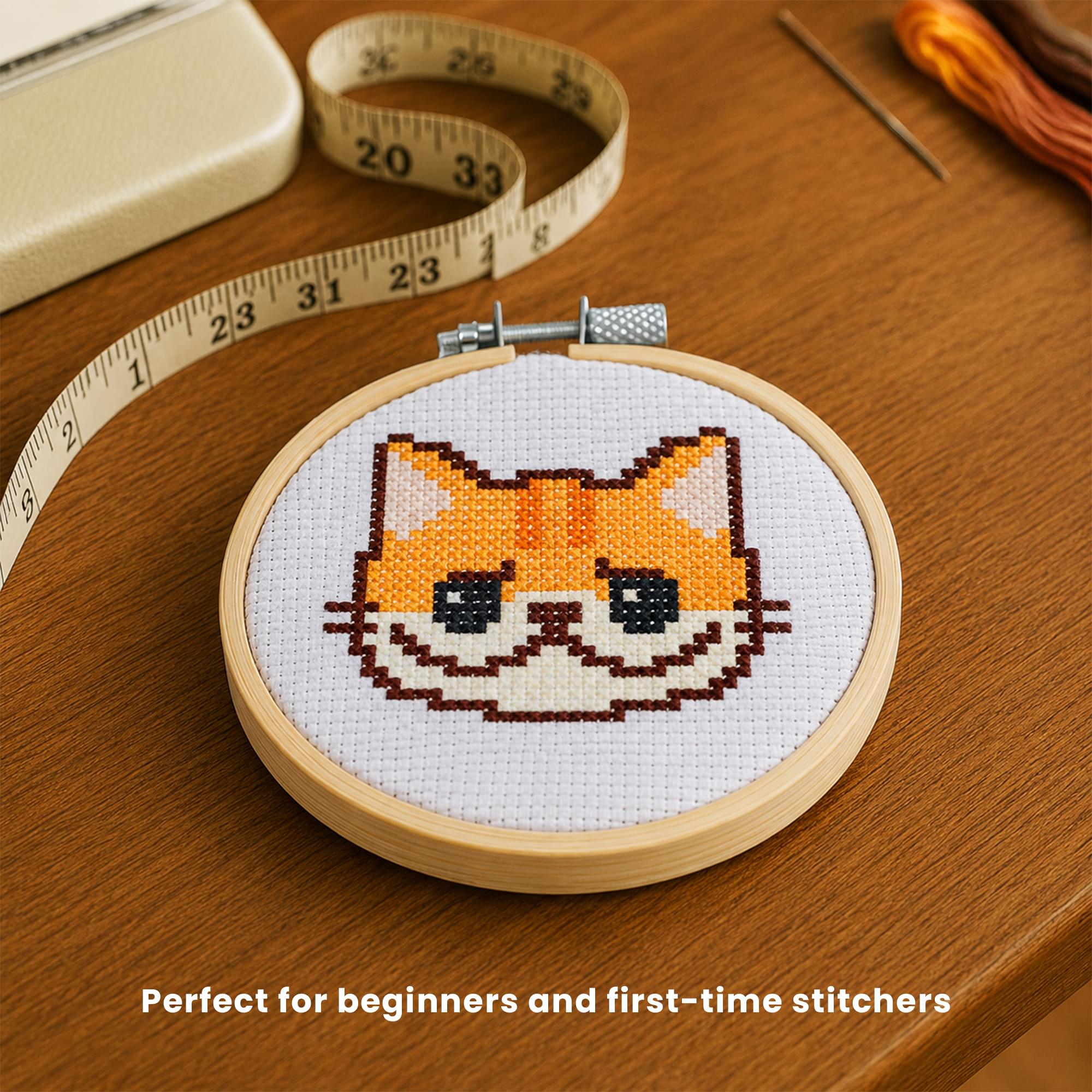 Sweet & Sour Cat Cross Stitch Embroidery Kit