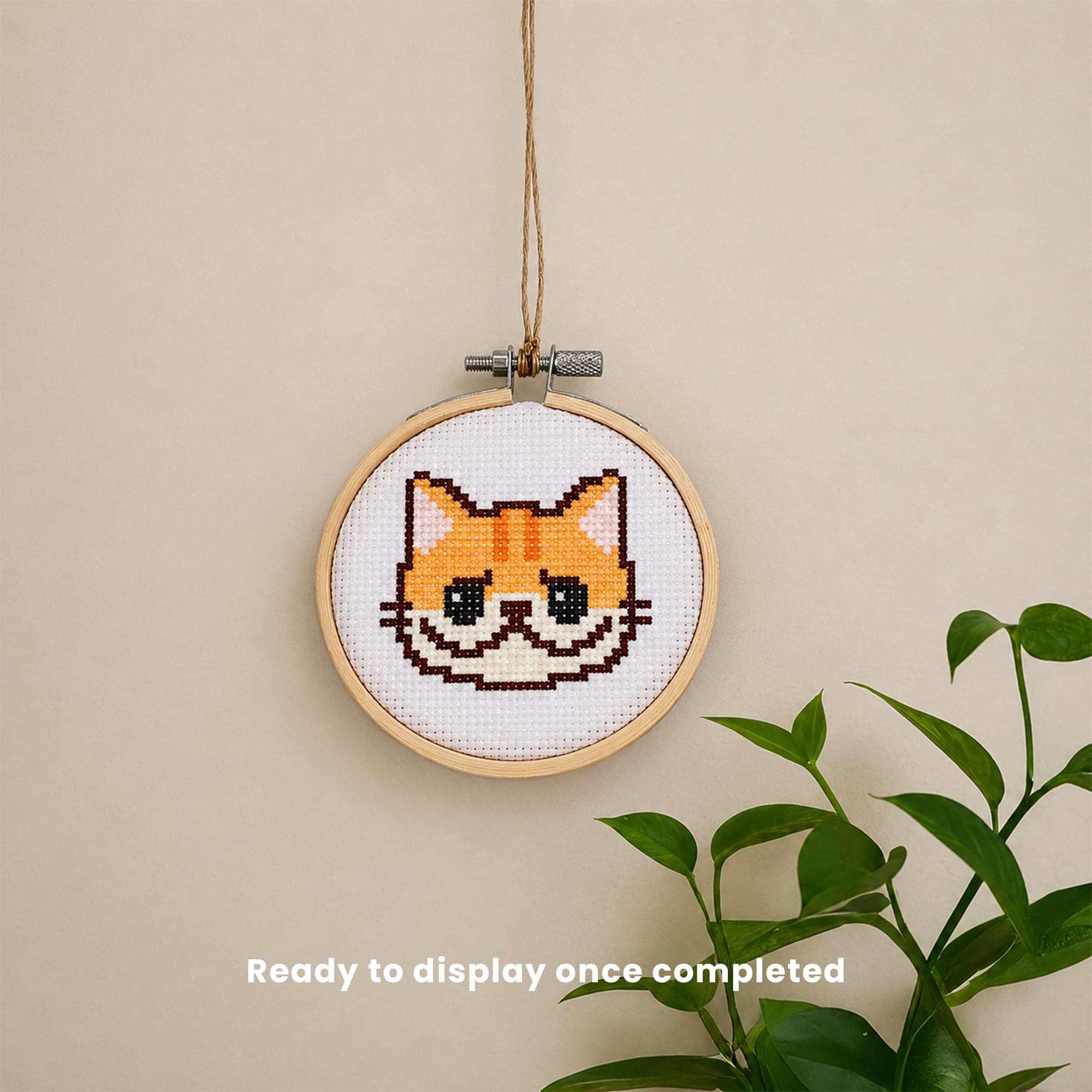 Sweet & Sour Cat Cross Stitch Embroidery Kit