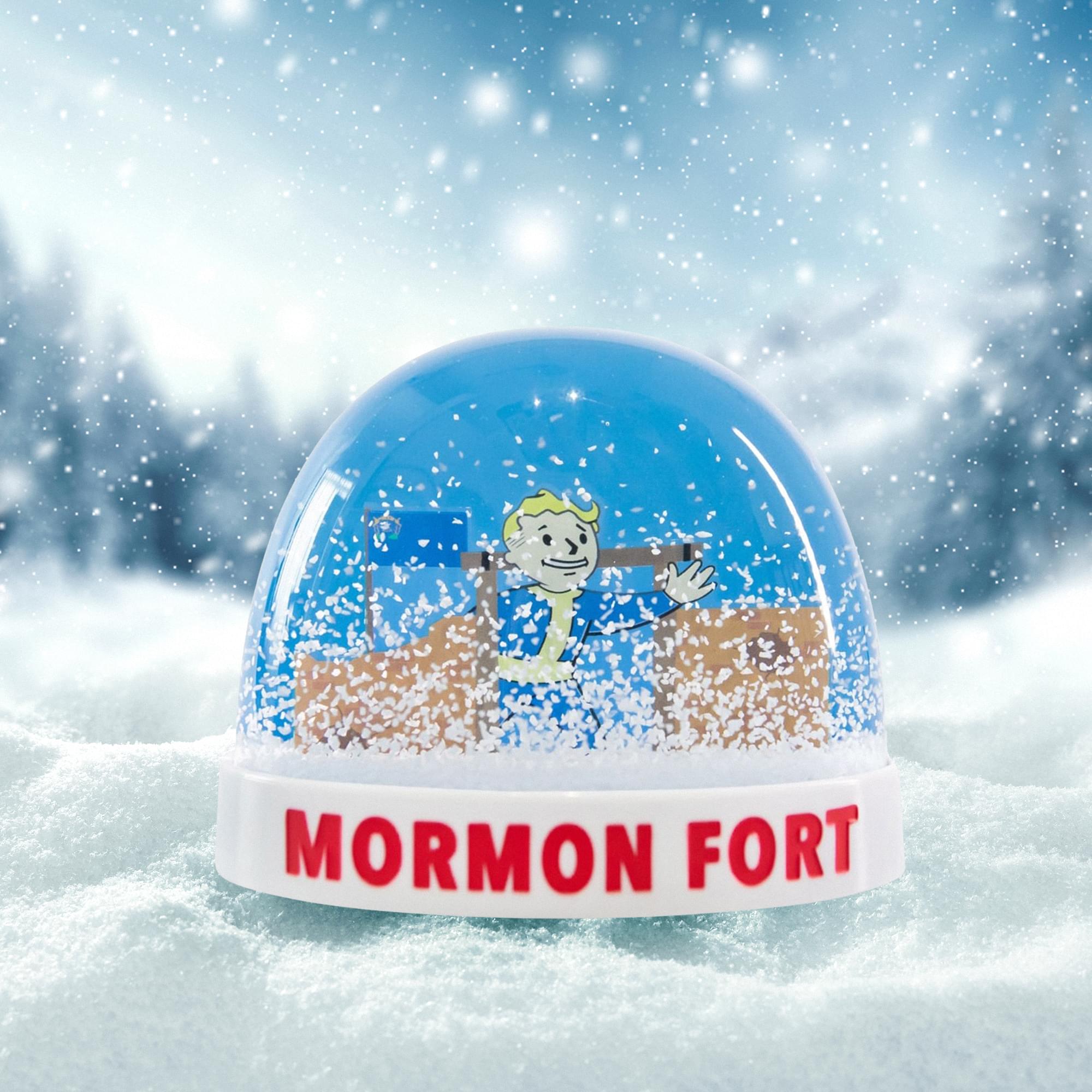 Fallout New Vegas Mormon Fort 2.87 Inch Snow Globe