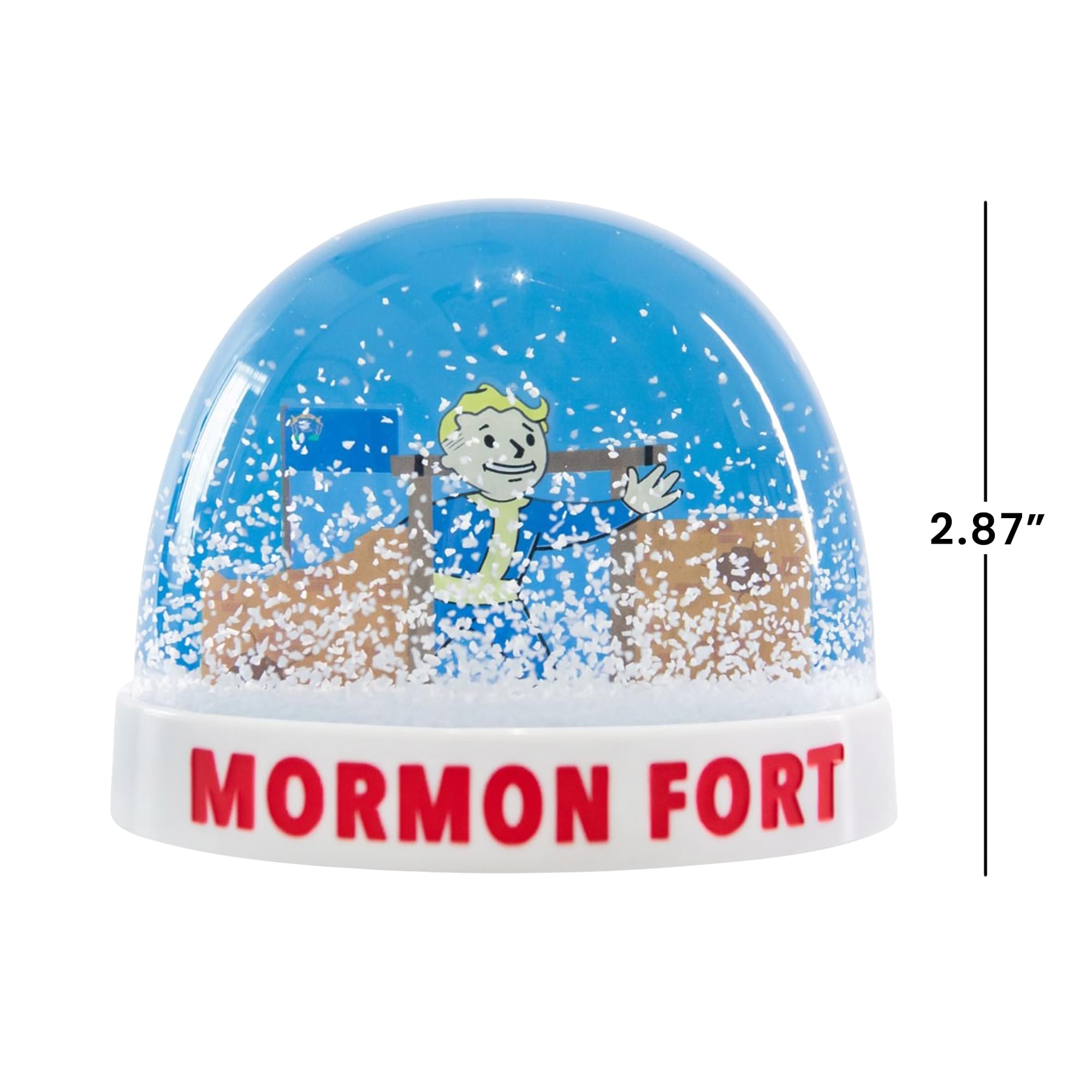Fallout New Vegas Mormon Fort 2.87 Inch Snow Globe