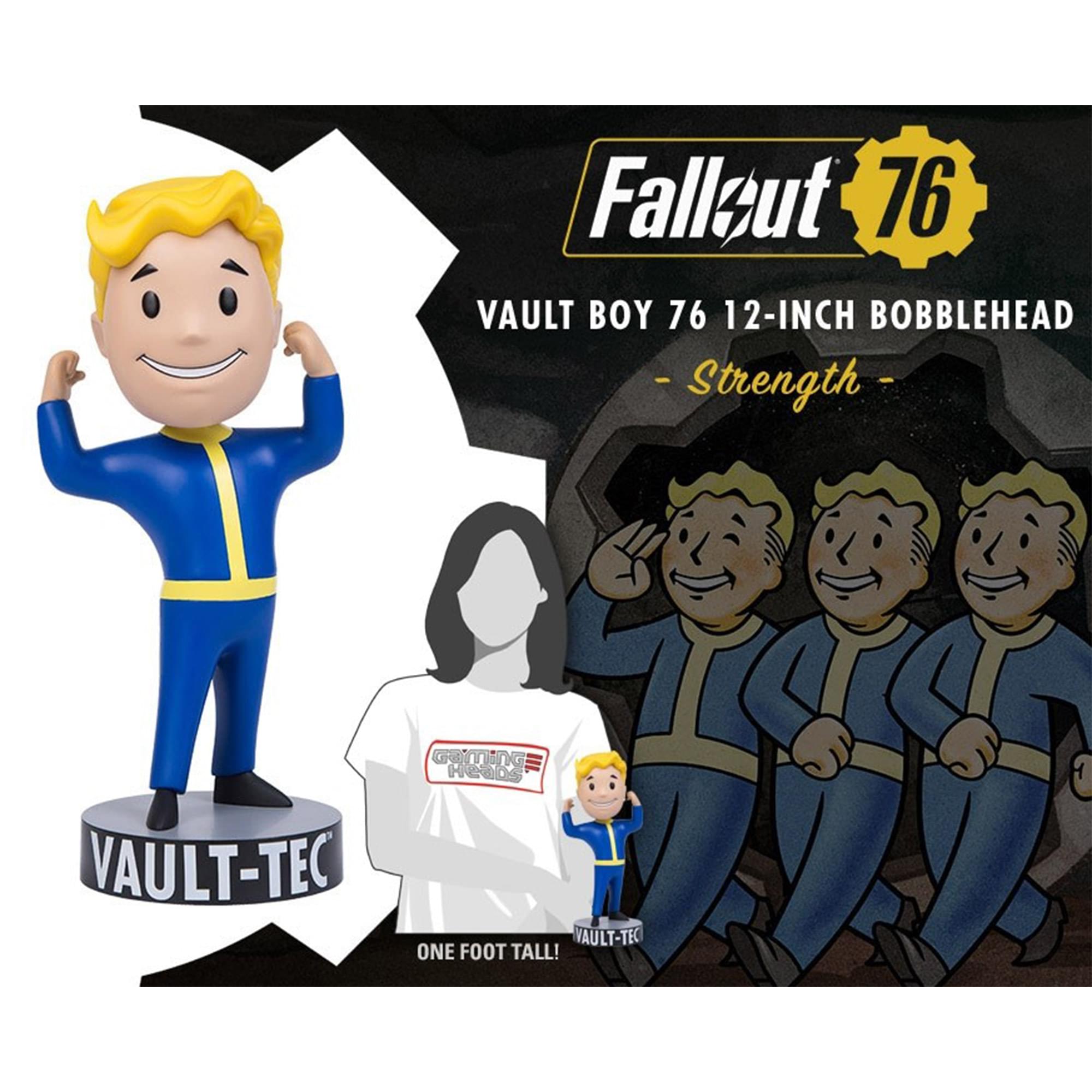 Fallout 76 Vault Boy Strength 12 Inch PVC Bobblehead