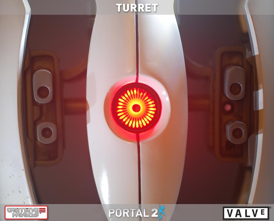 Gaming Heads Portal 2 Sentry Turret 20" Polystone Statue
