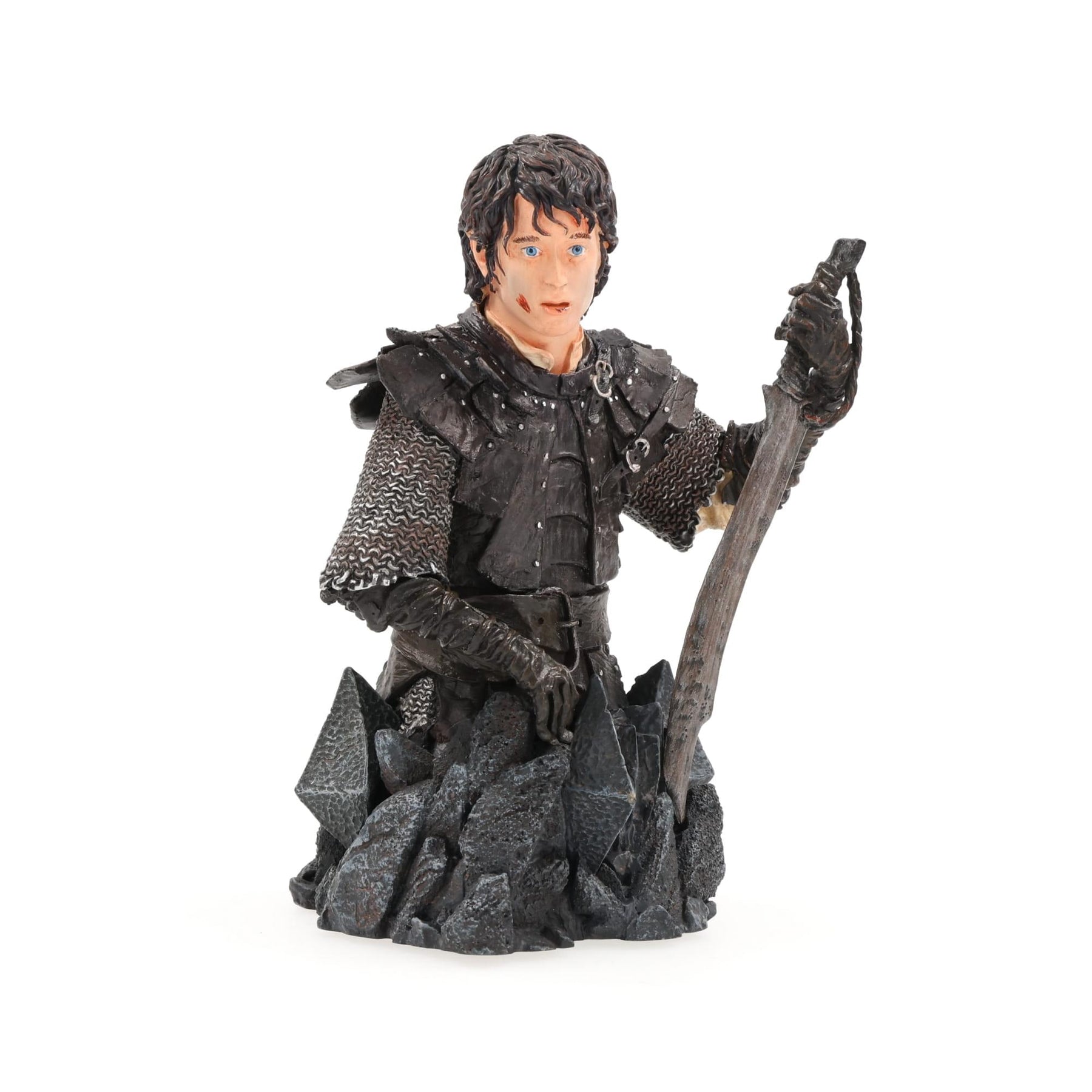 frodo mini backpack Lord of the Rings Frodo In Orc Armor Resin Mini Bust