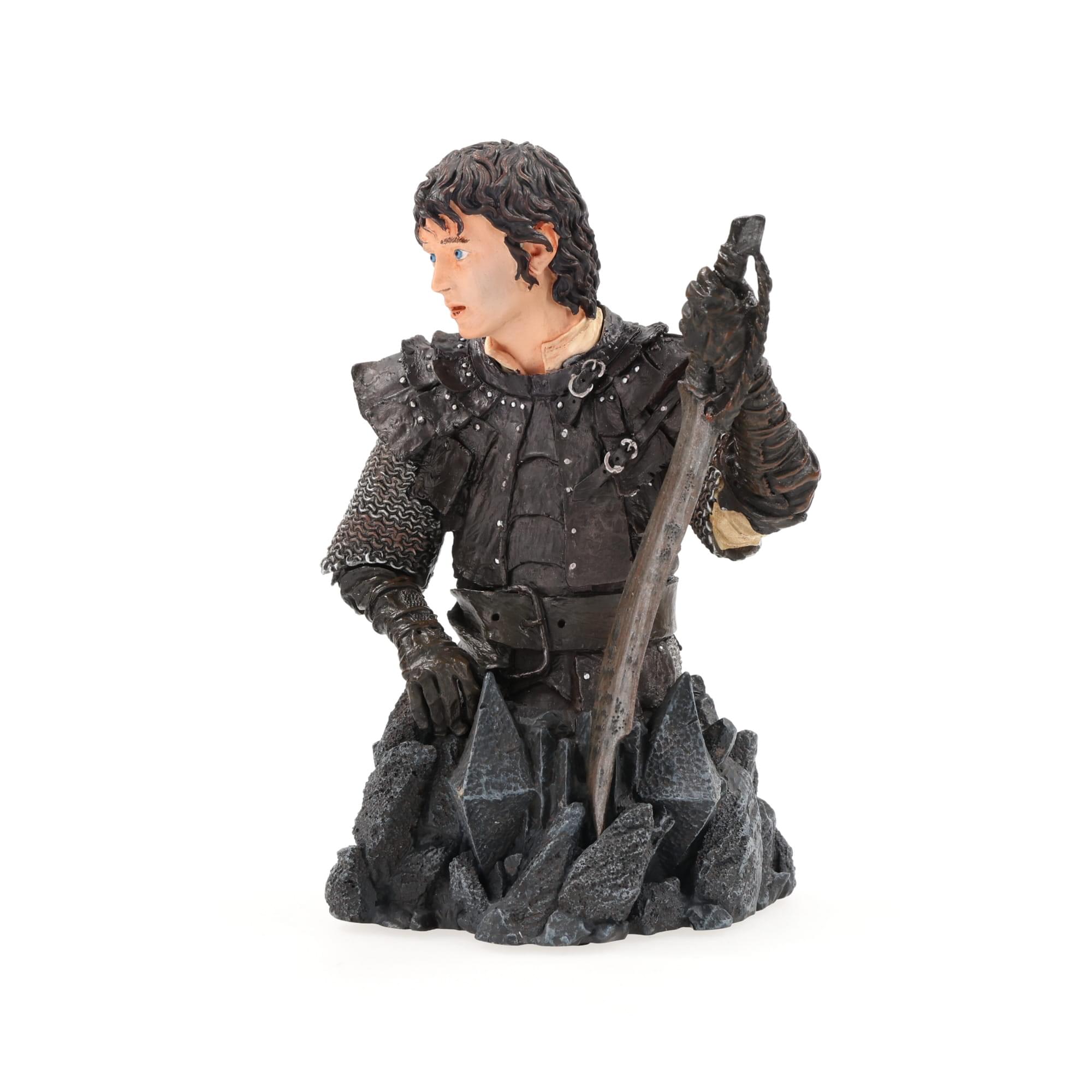 Lord of the Rings 6.5 Inch Frodo Baggins In Orc Armor Resin Mini Bust