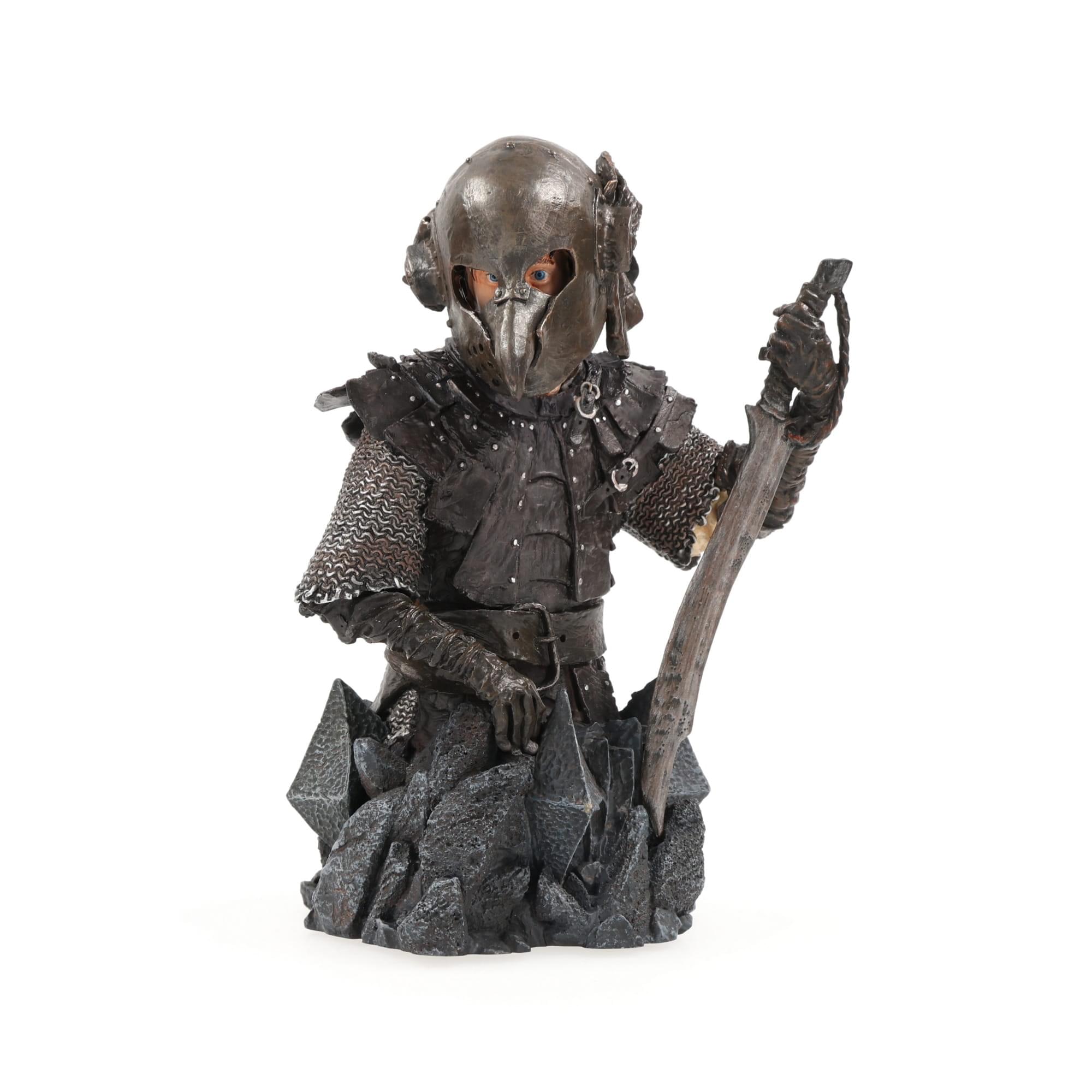 frodo mini backpack Lord of the Rings 6.5 Inch Frodo Baggins In Orc Armor Resin Mini Bust