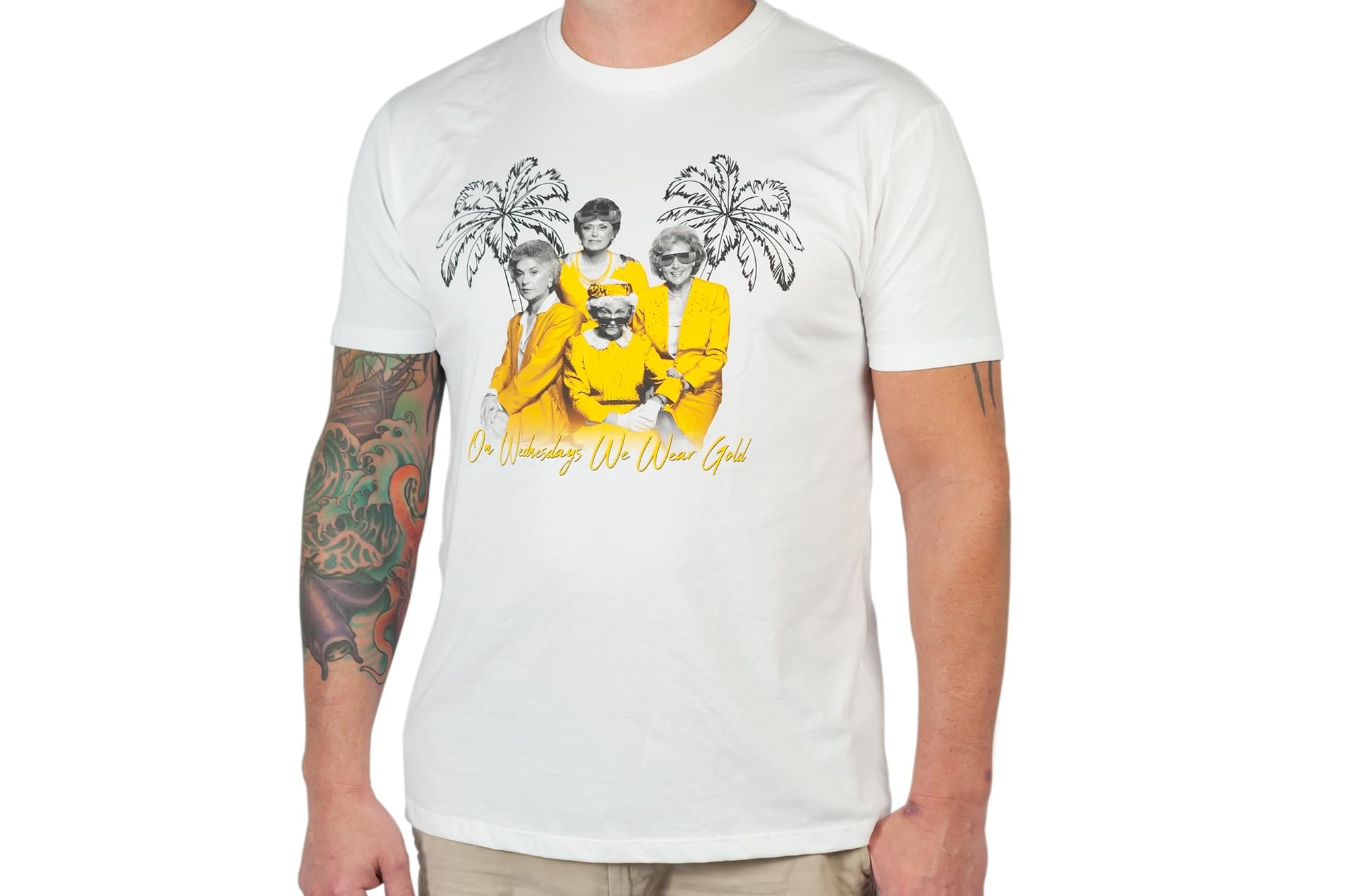 The Golden Girls 'On Wednesdays We Wear Gold' Men's T-Shirt | Comfort Fit
