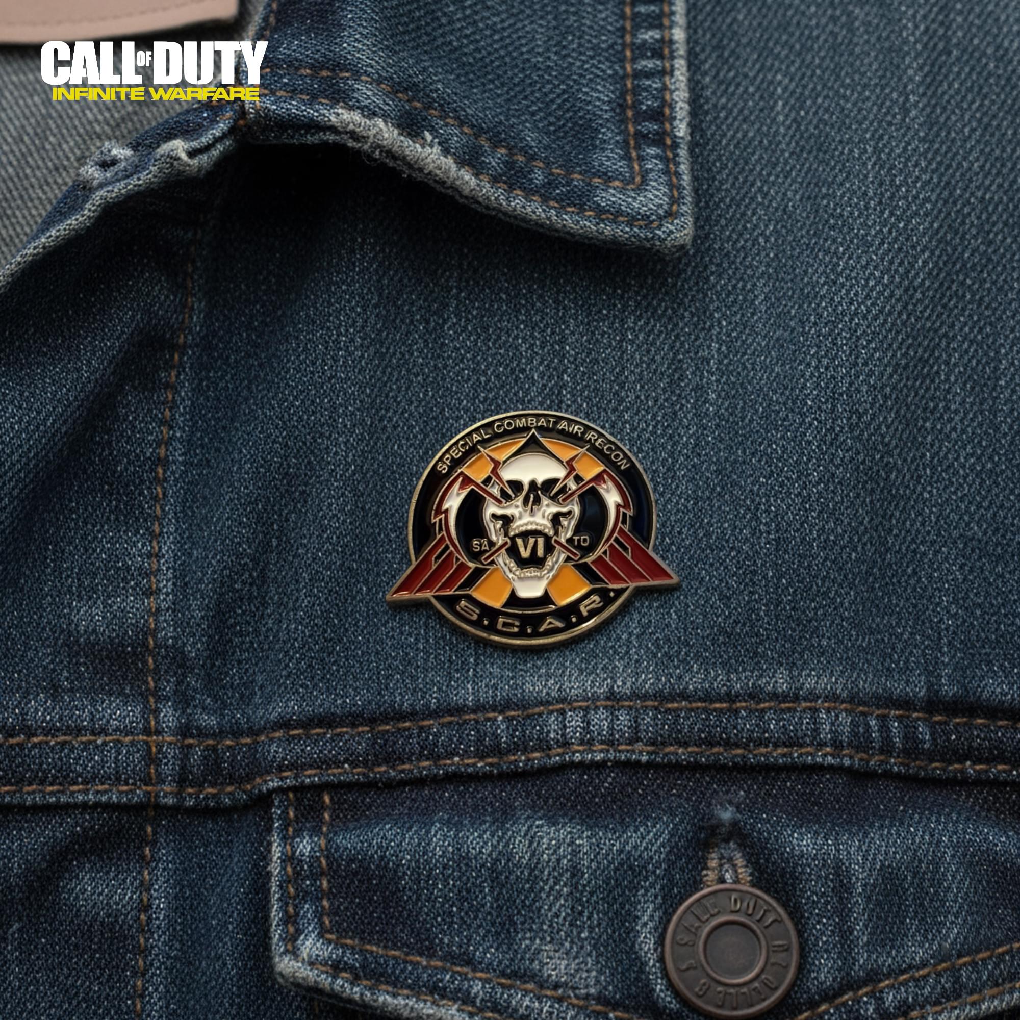 Call of Duty Infinite Warfare S.C.A.R. Pin Badge