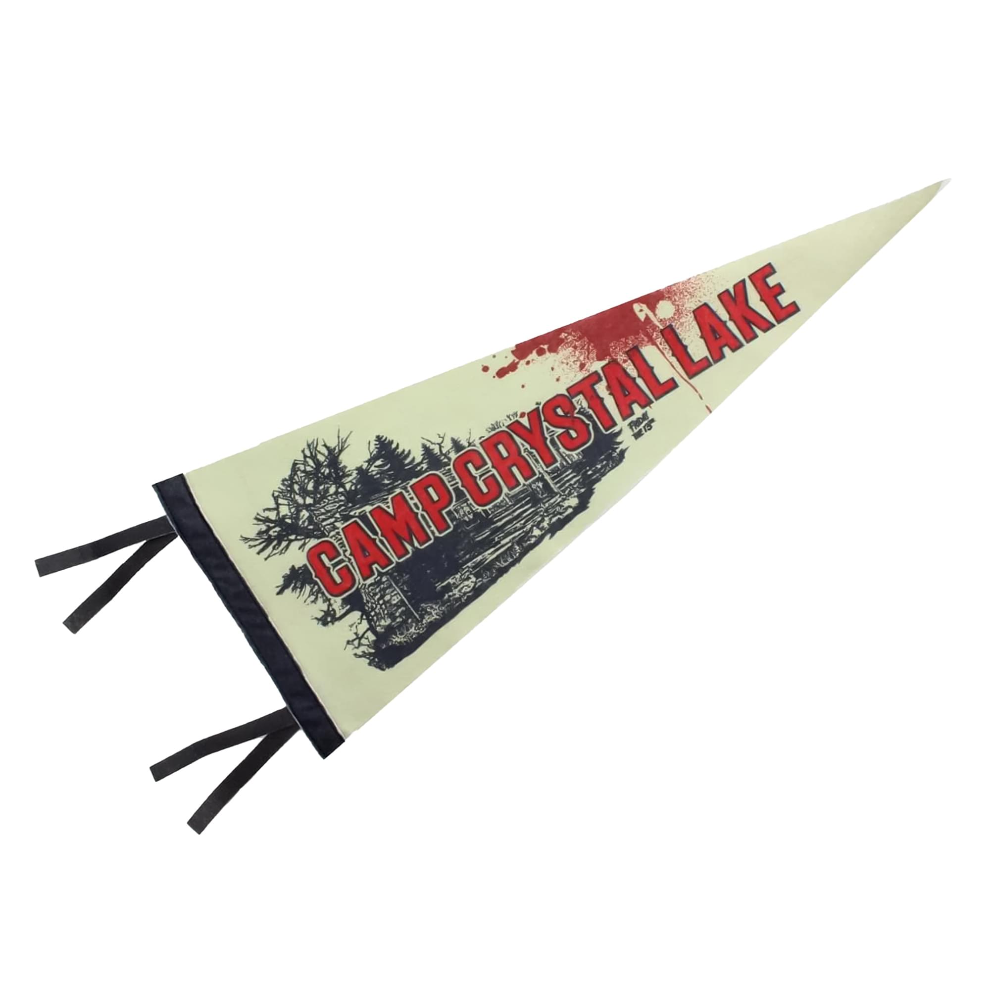 Friday the 13th Camp Crystal Lake 20-Inch Felt Pennant