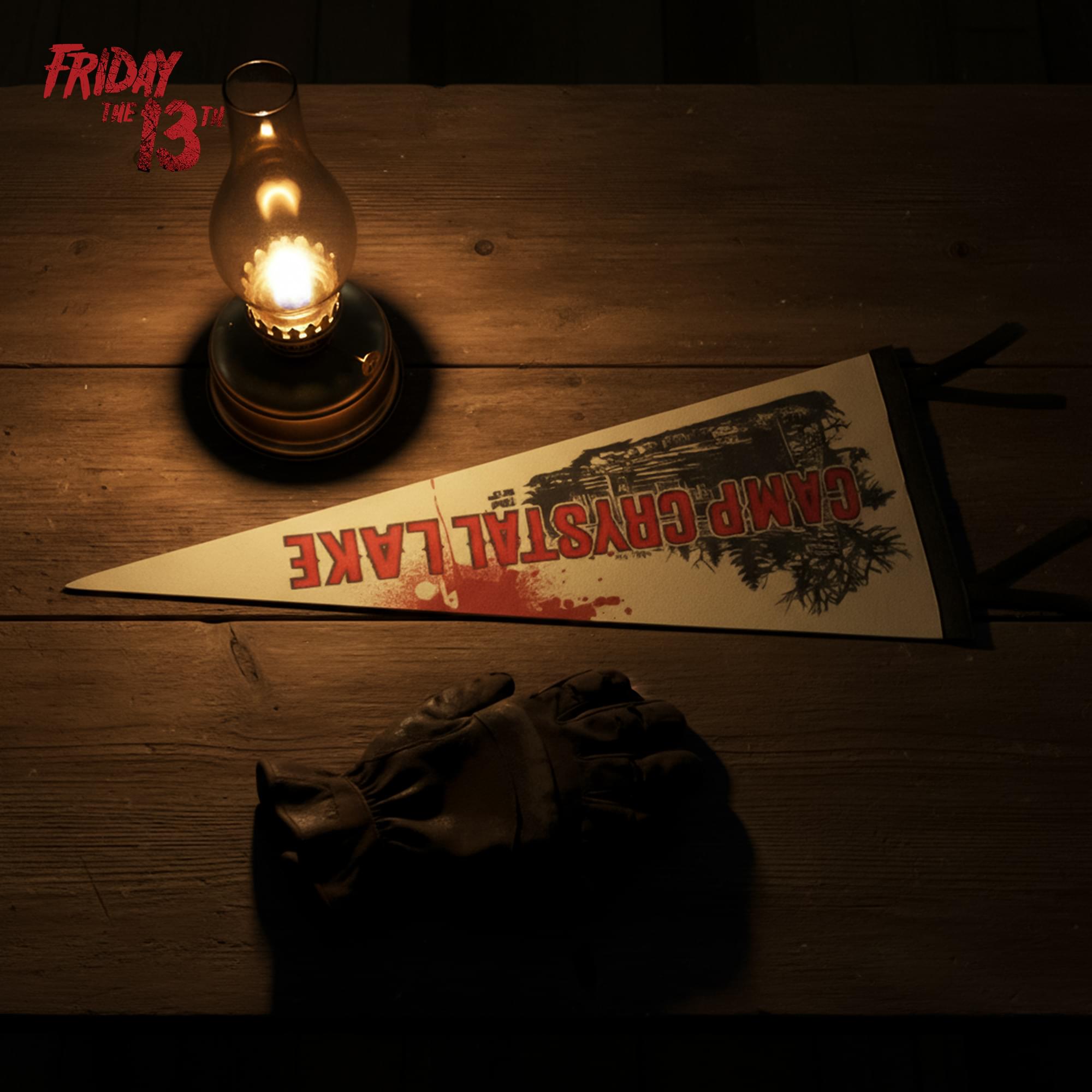 Friday the 13th Camp Crystal Lake 20-Inch Felt Pennant
