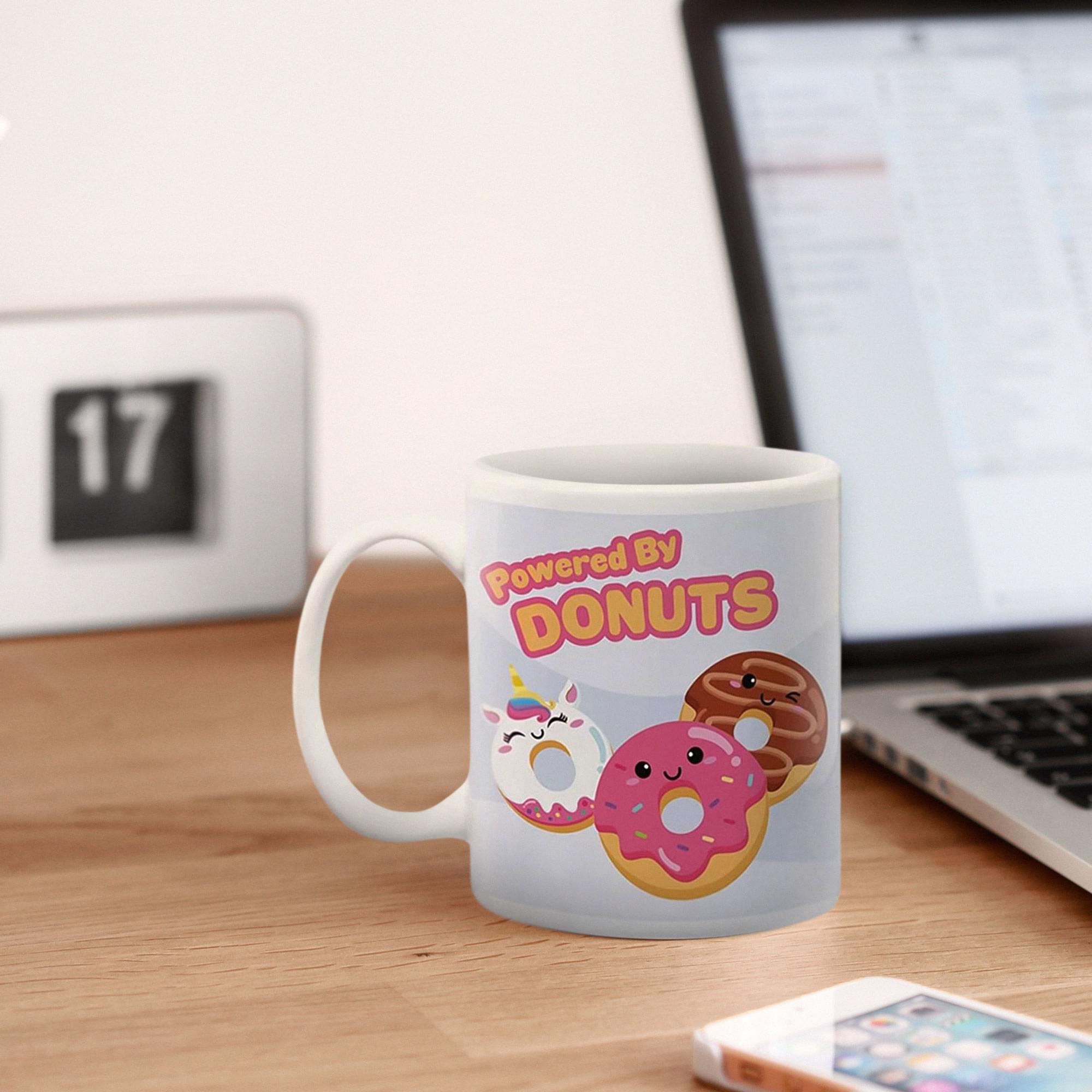 Kawaii Foods Powered by Donuts 11 Ounce Ceramic Mug