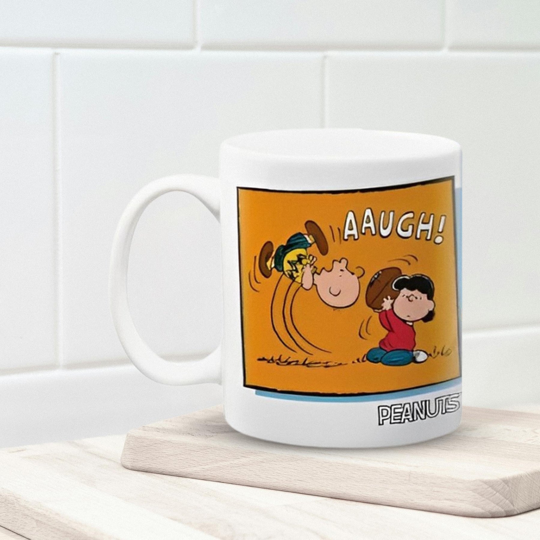Peanuts Lucy Football 11 Ounce Ceramic Mug