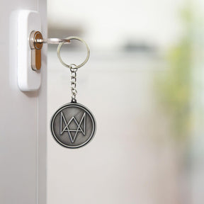 Watch Dogs Fox Logo Metal Keychain