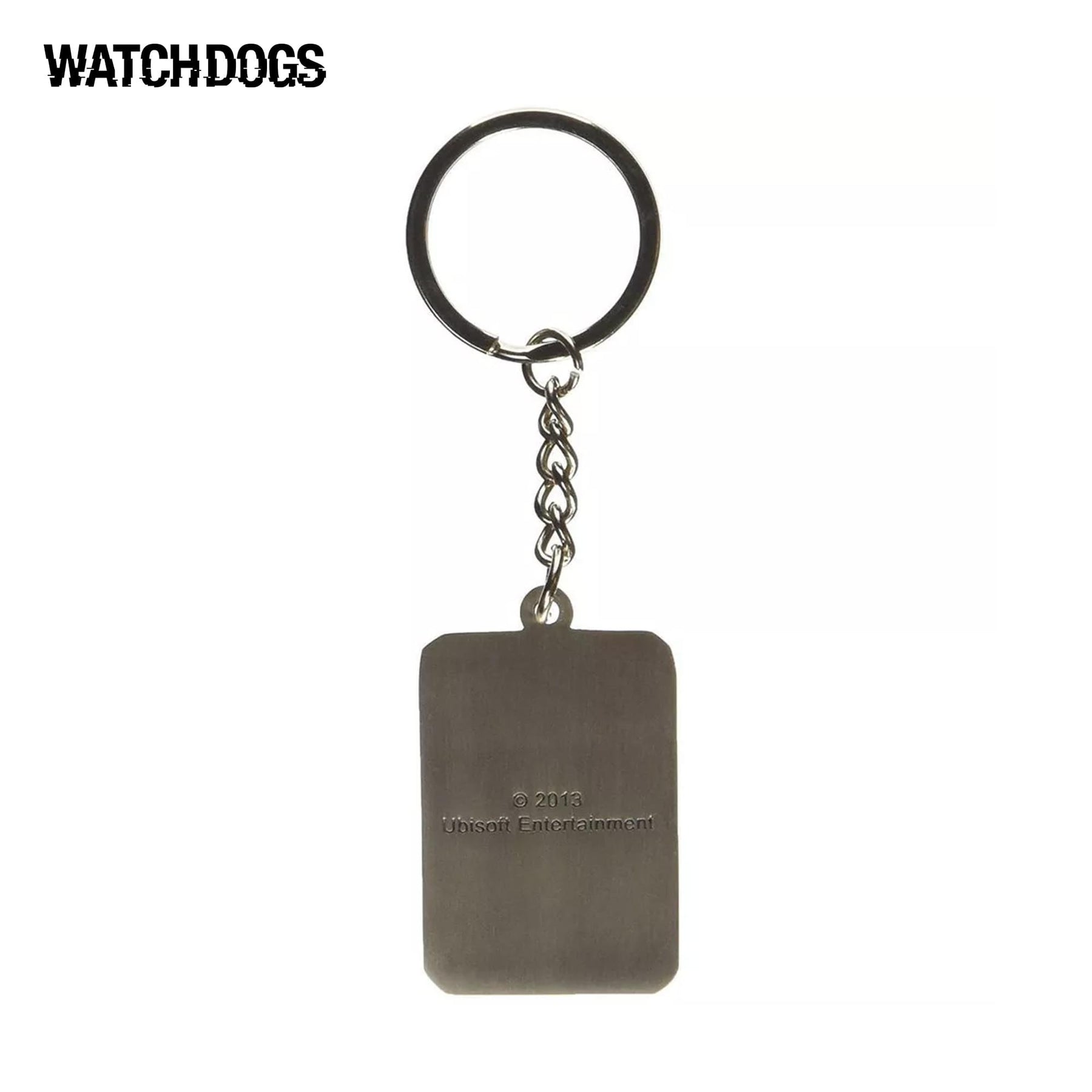 Watch Dogs Skull Metal Keychain
