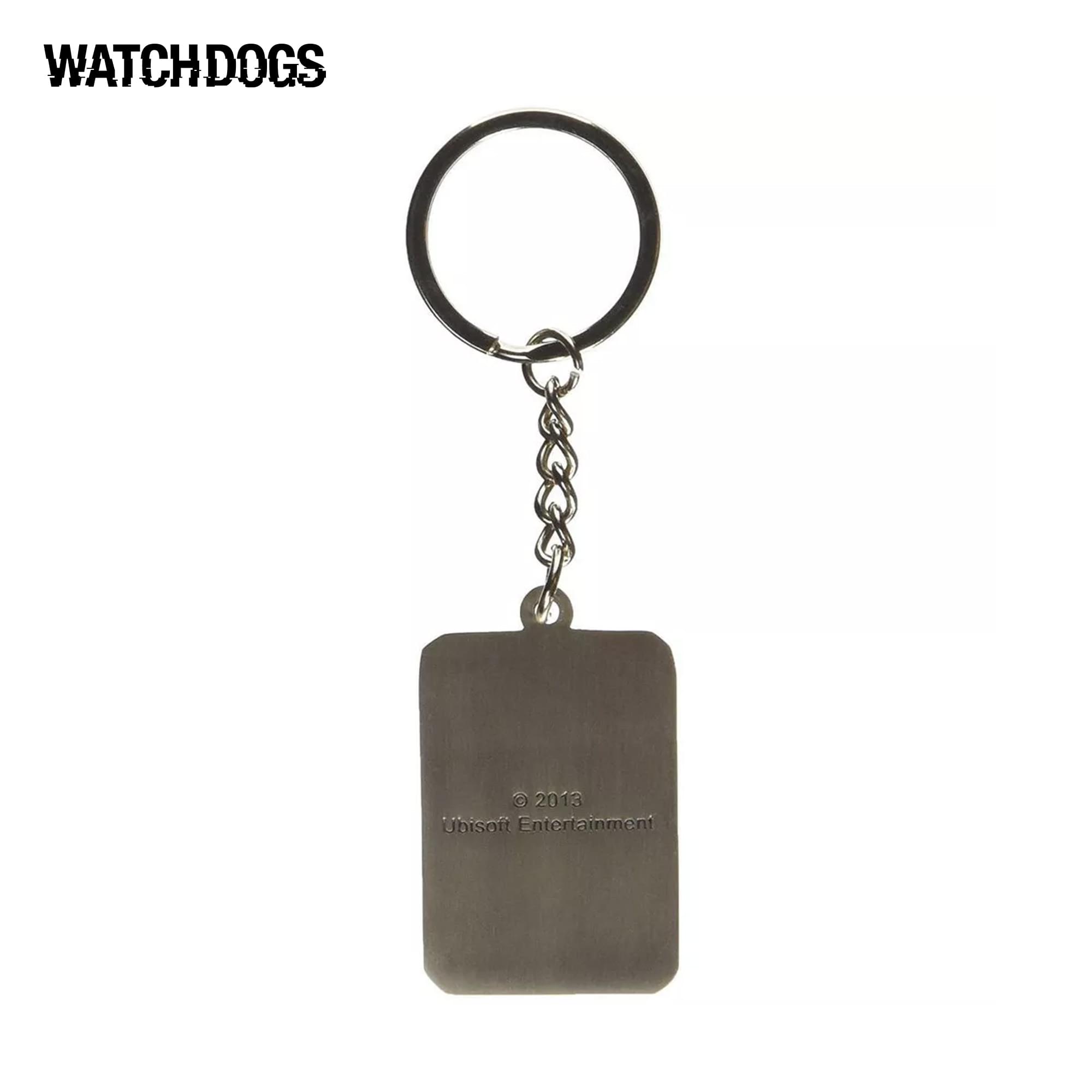 Watch Dogs Skull Metal Keychain