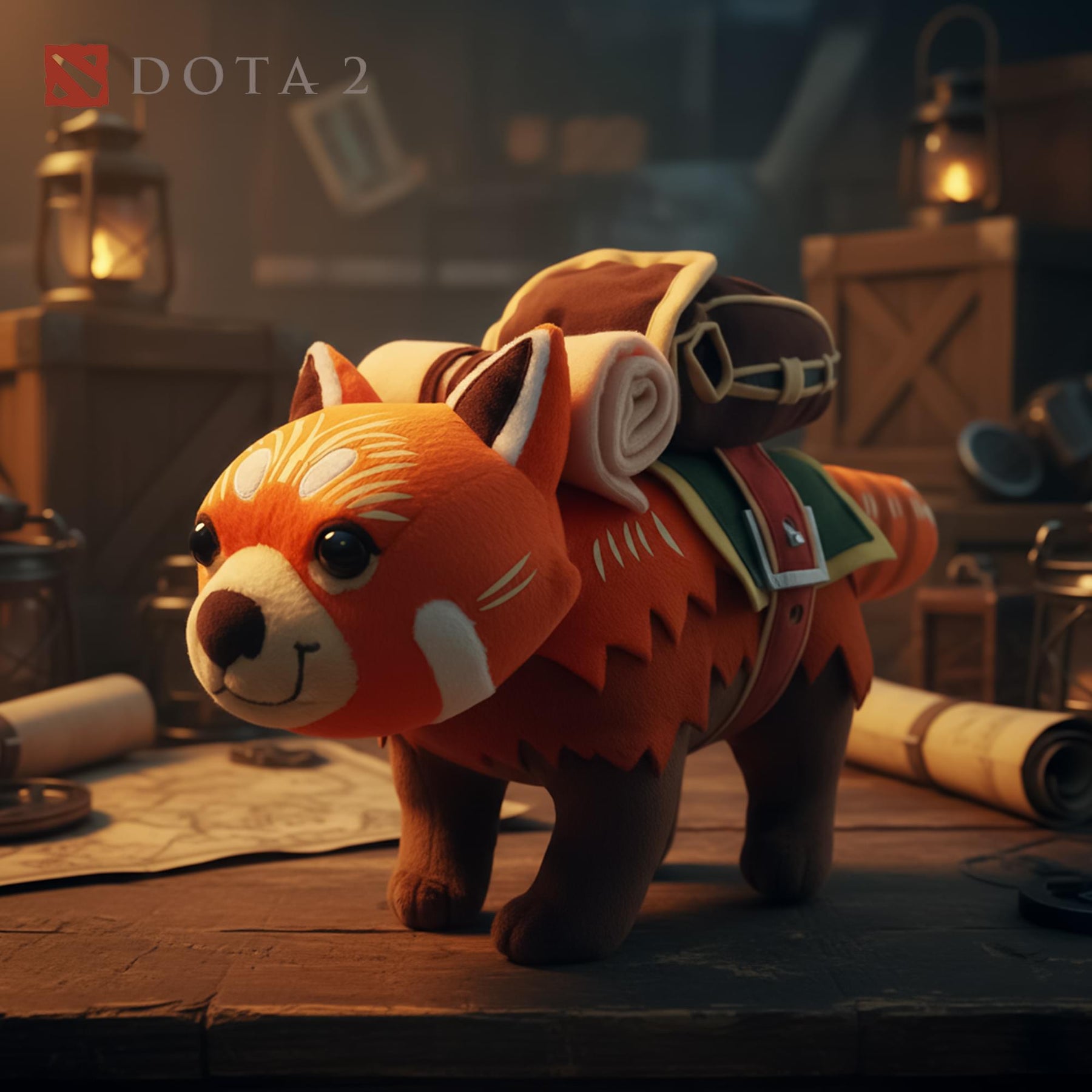 DOTA 2 18" Redpaw Plush (Digital Unlock Not Included)