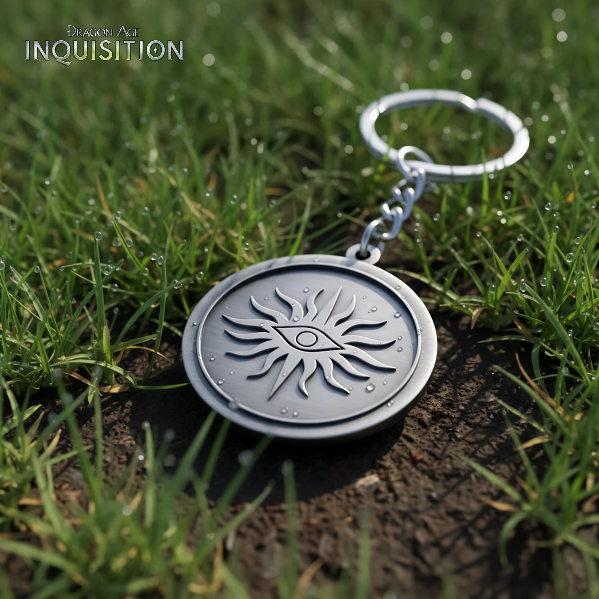 Dragon Age: Inquisition Seeker Logo Metal Keychain