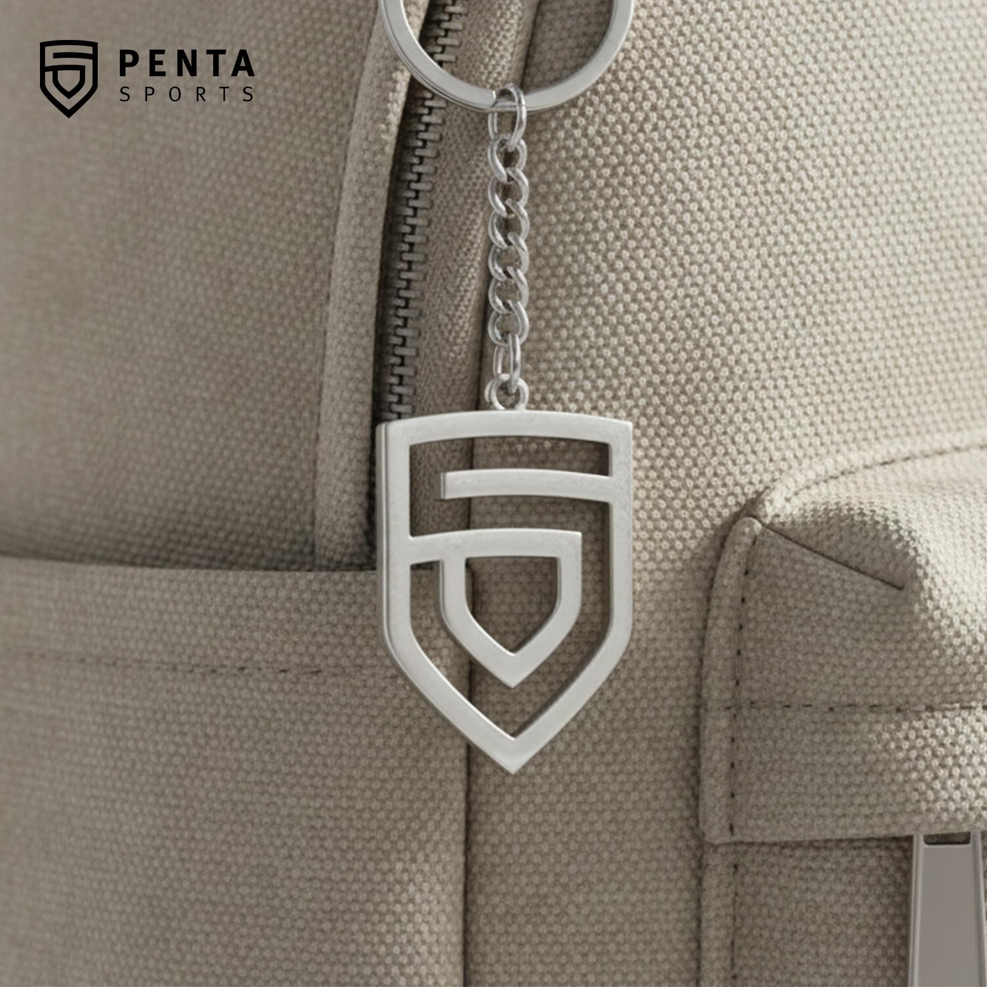 Penta Sports Logo Metal Keychain